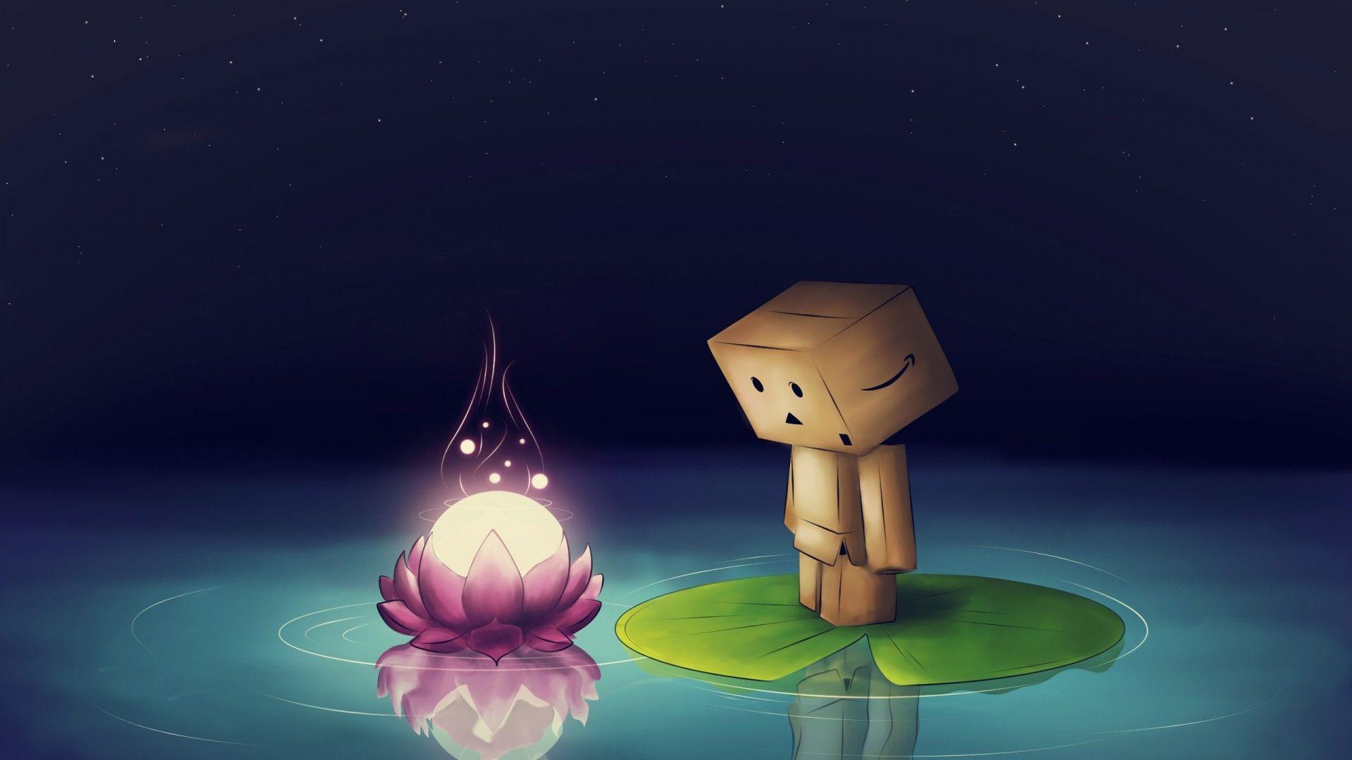 beautiful background Box Man