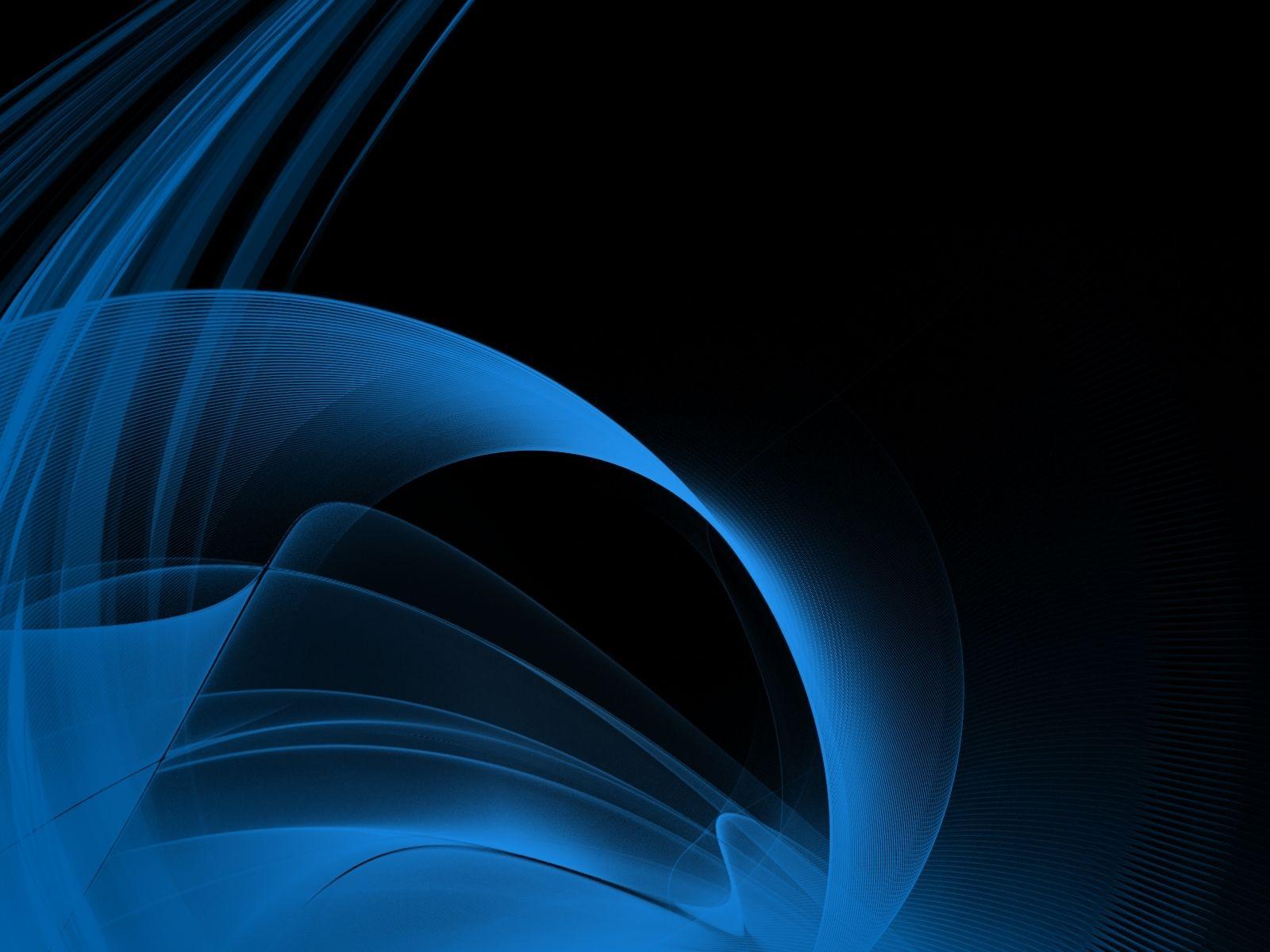 Latest Blue And Black Abstract Wallpaper FULL HD 1080p For PC