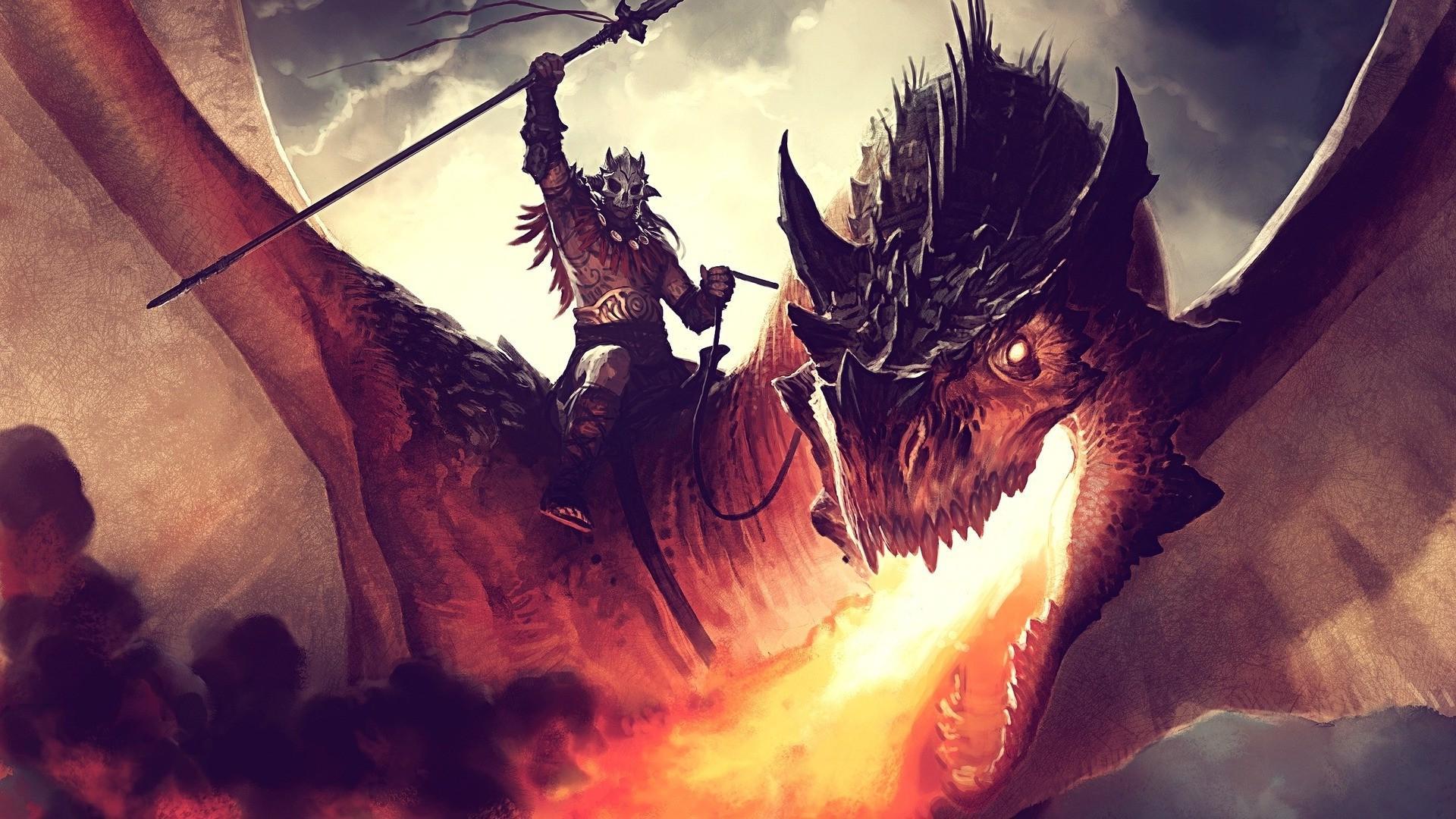 Fire Dragon HD Wallpaperx1080