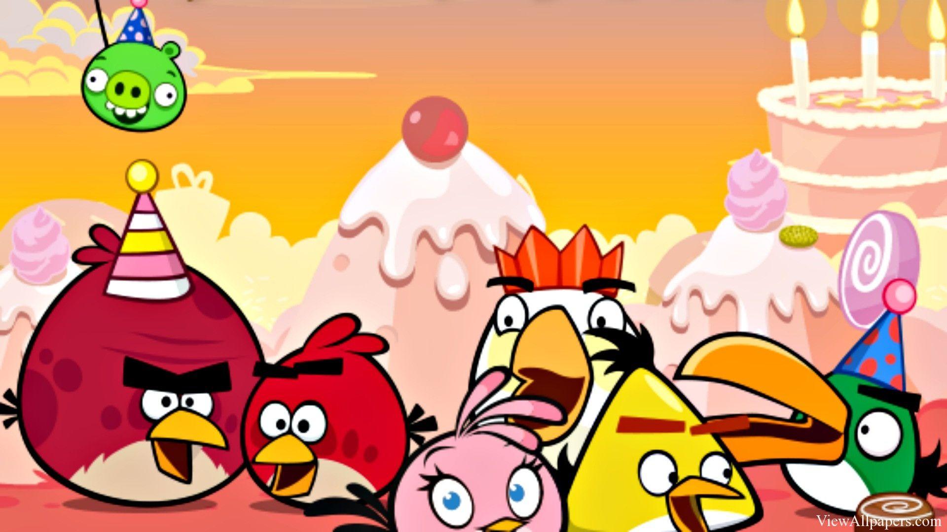 Wallpaper Angry Bird Group 93 Design Of Angry Bird Party