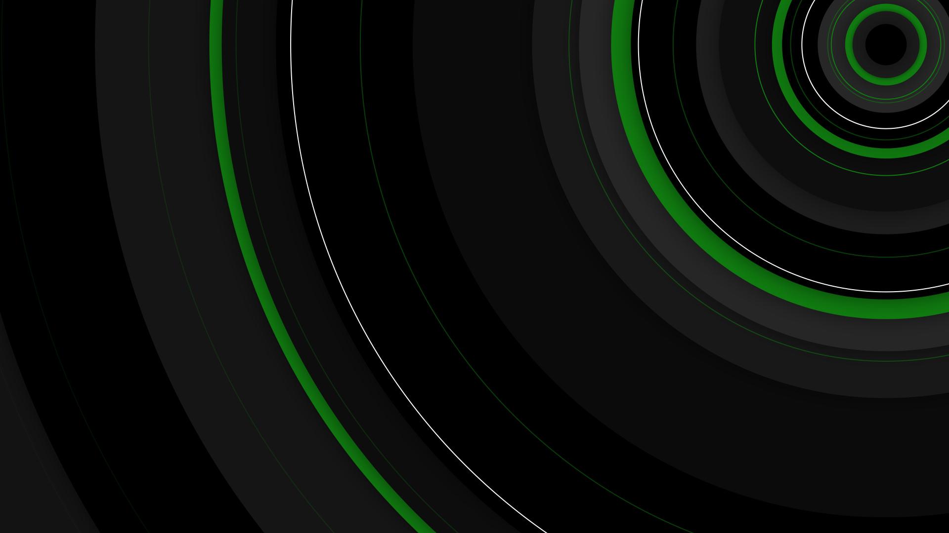 X1bg Circles Black Green Trim