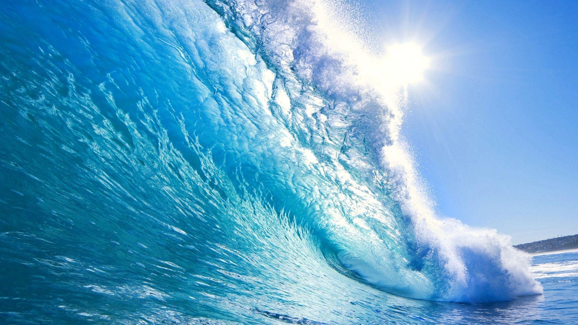 Ocean Waves Wallpaper HD Background