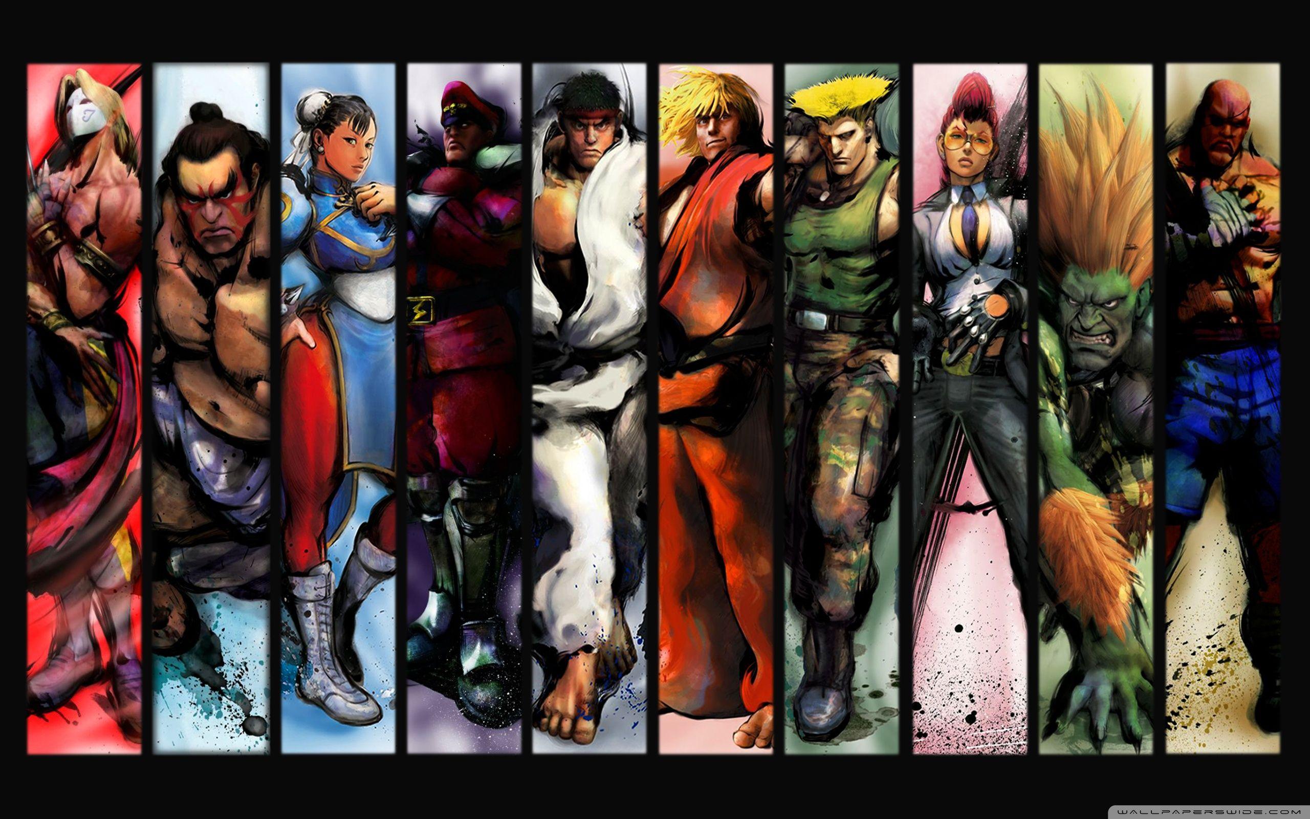 Street Fighter Characters ❤ 4K HD Desktop Wallpaper for 4K Ultra HD