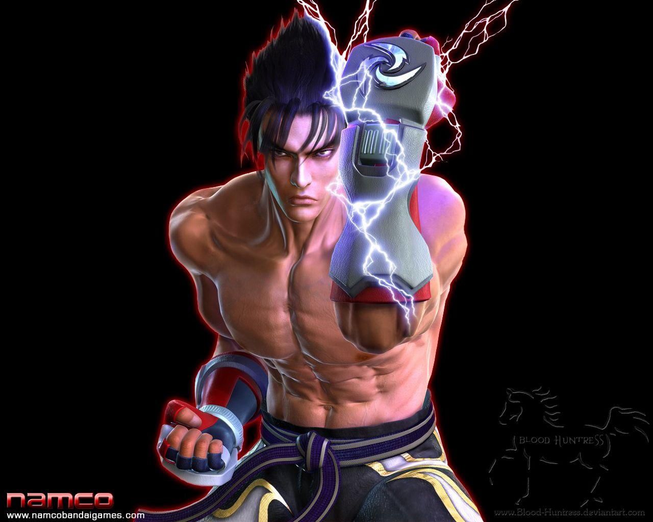 Jin Kazama On Plain Background By Blood Huntress