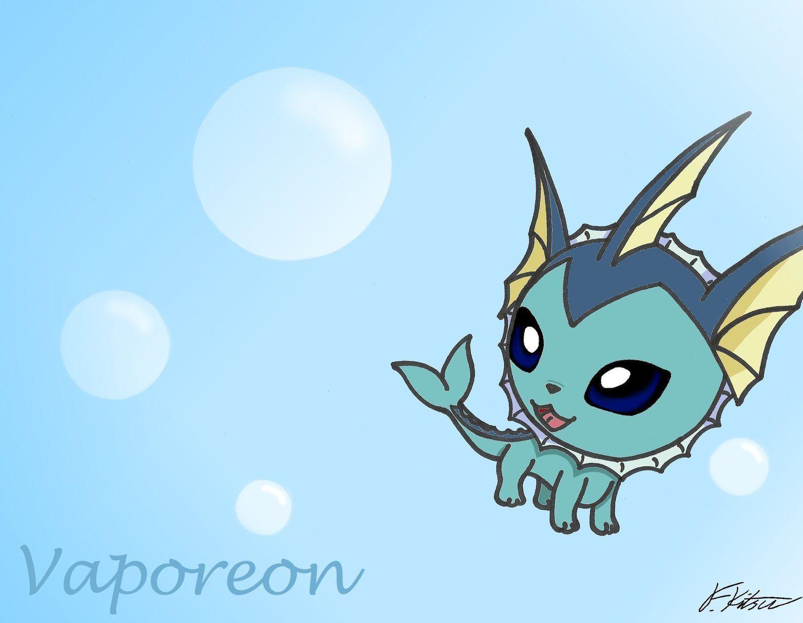 Chibi Vaporeon Wallpaper
