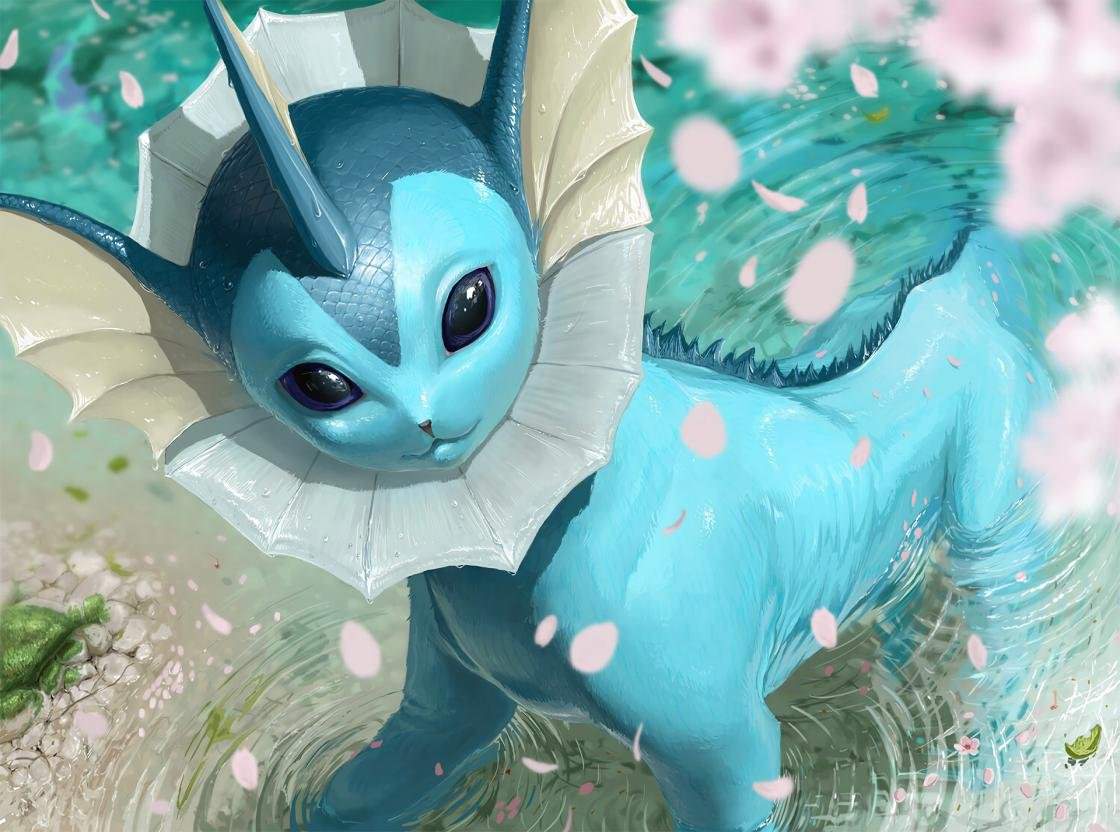 Vaporeon (Pokemon) wallpaper HD for desktop background