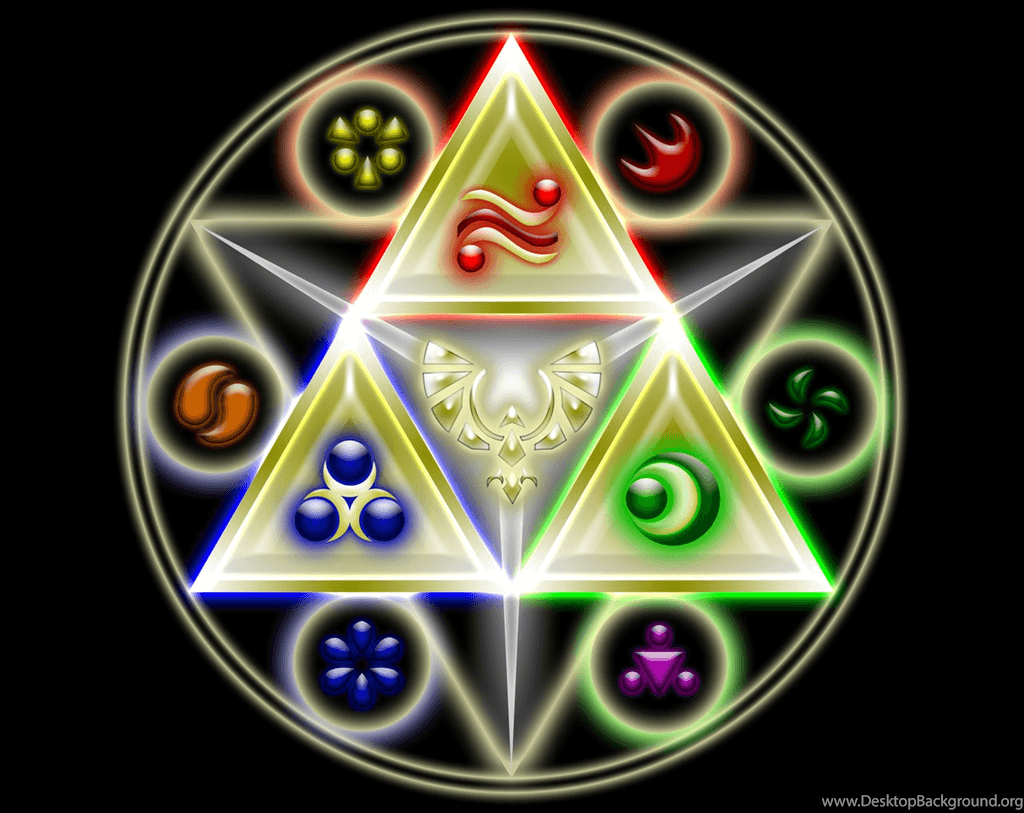 The Legend Of Zelda Triforce Wallpaper Desktop Background