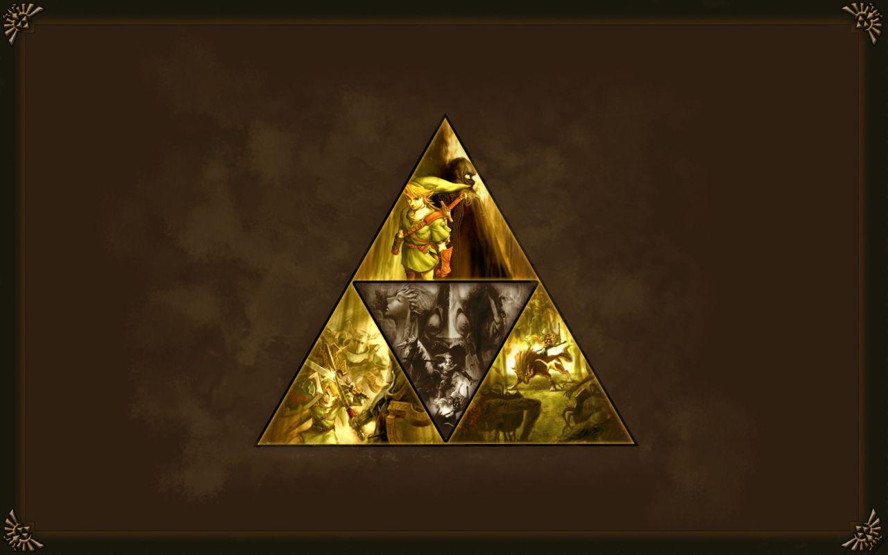 Legend Of Zelda Triforce Wallpaper HD Wallpaper 1280x800