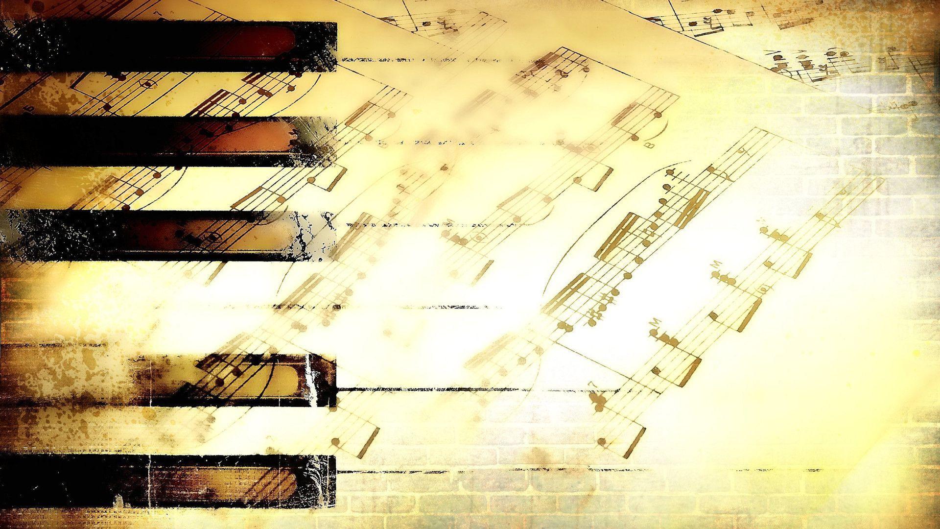 Wallpaper Music Note Notes 1920x1080 #music note. Piano