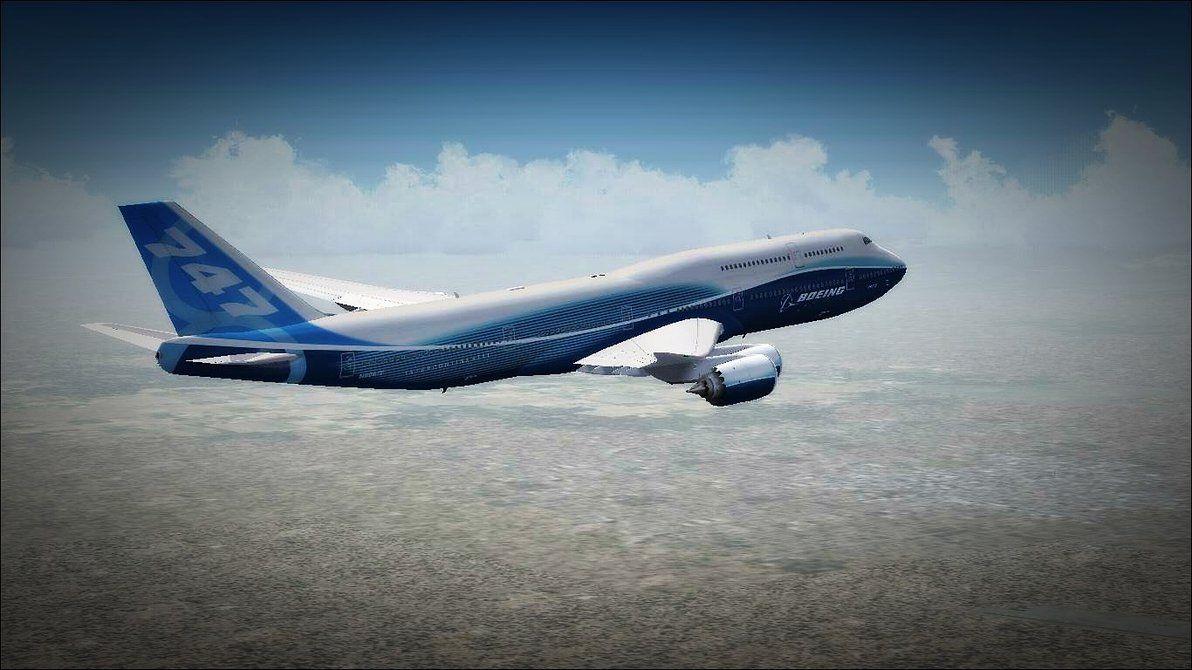 Boeing 747 8i 'Boeing Blue'