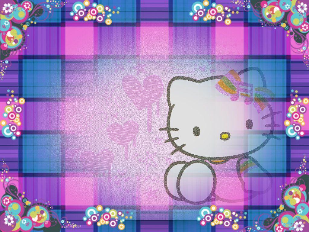 Pink And Purple Hello Kitty Wallpapers  Wallpaper Cave