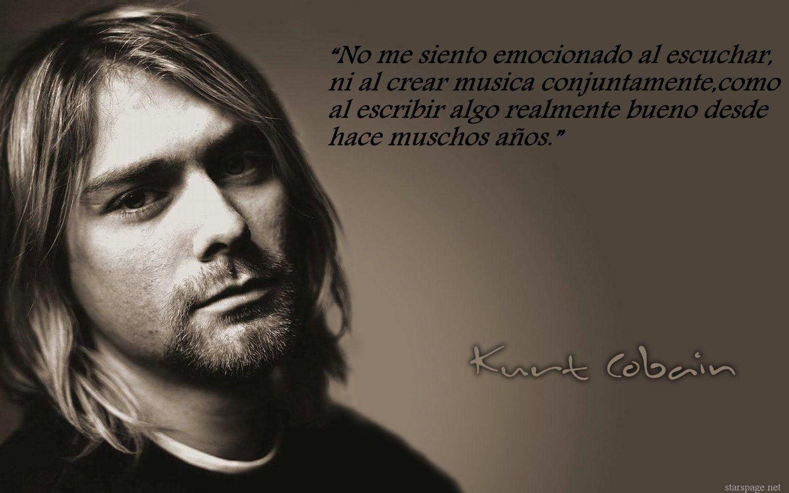 Frases ilustradas de Kurt Cobain(imágenes propias)