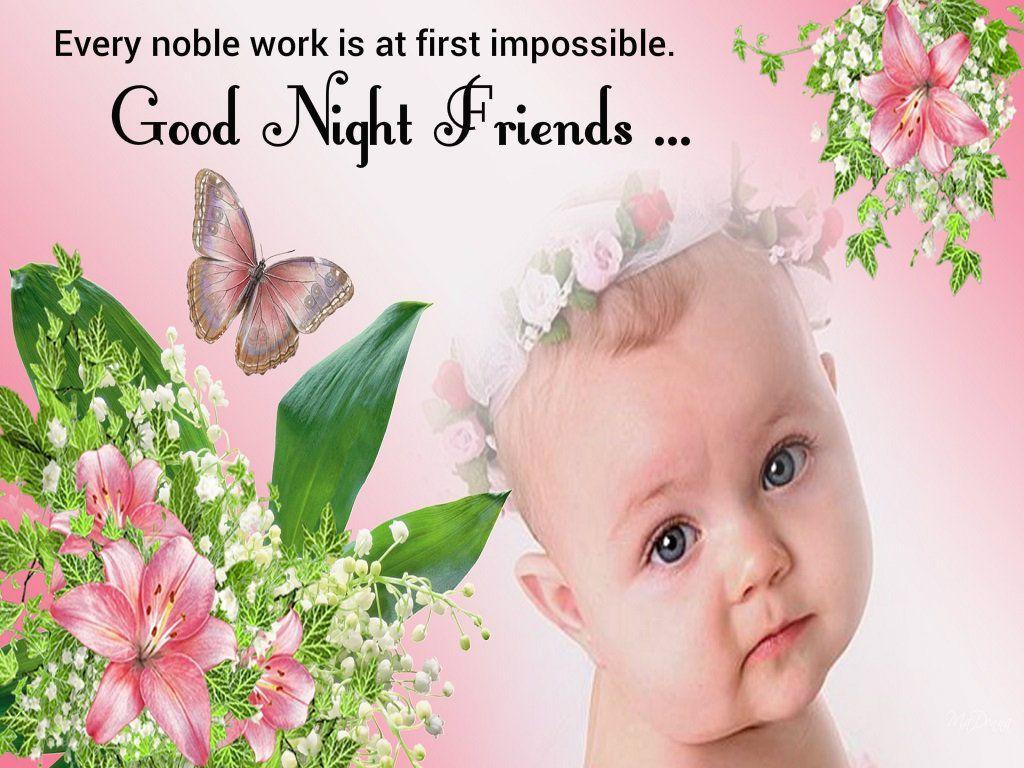 Good Night Wallpapers Babies Wallpaper Cave
