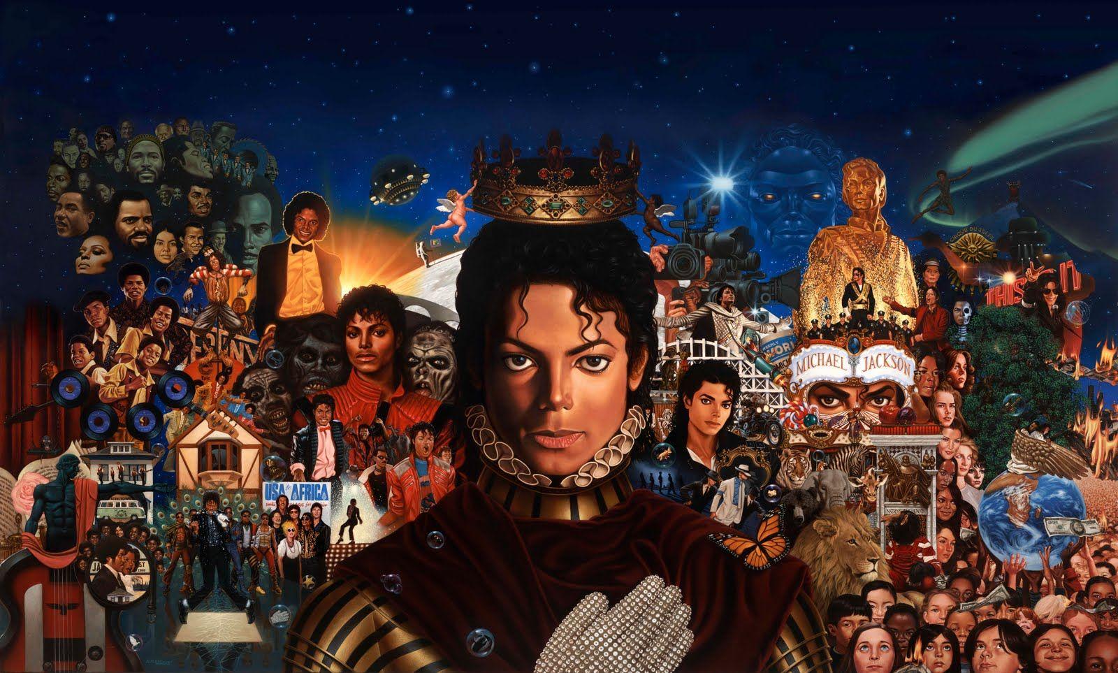 Michael the album image all mj's albums in one picture HD wallpaper