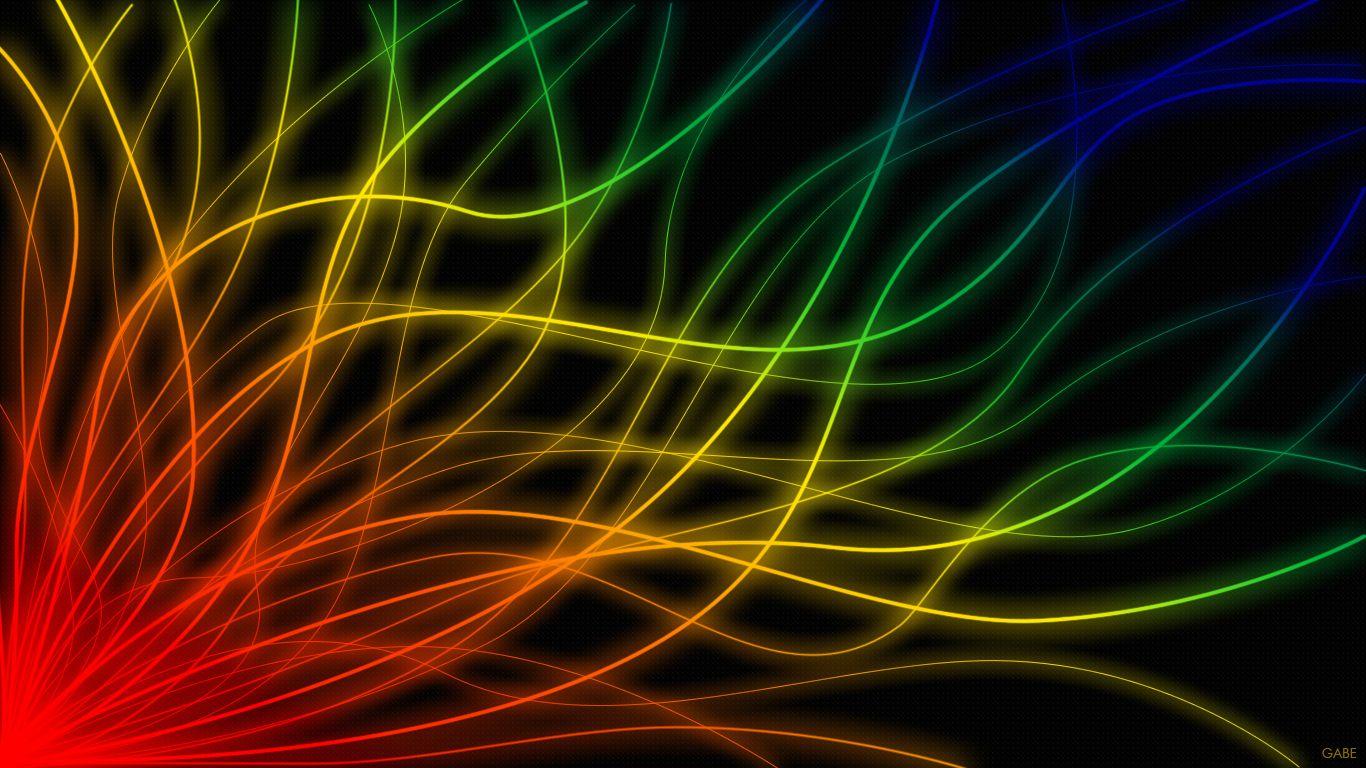 Space Neon Rainbow HD wallpaper  Pxfuel