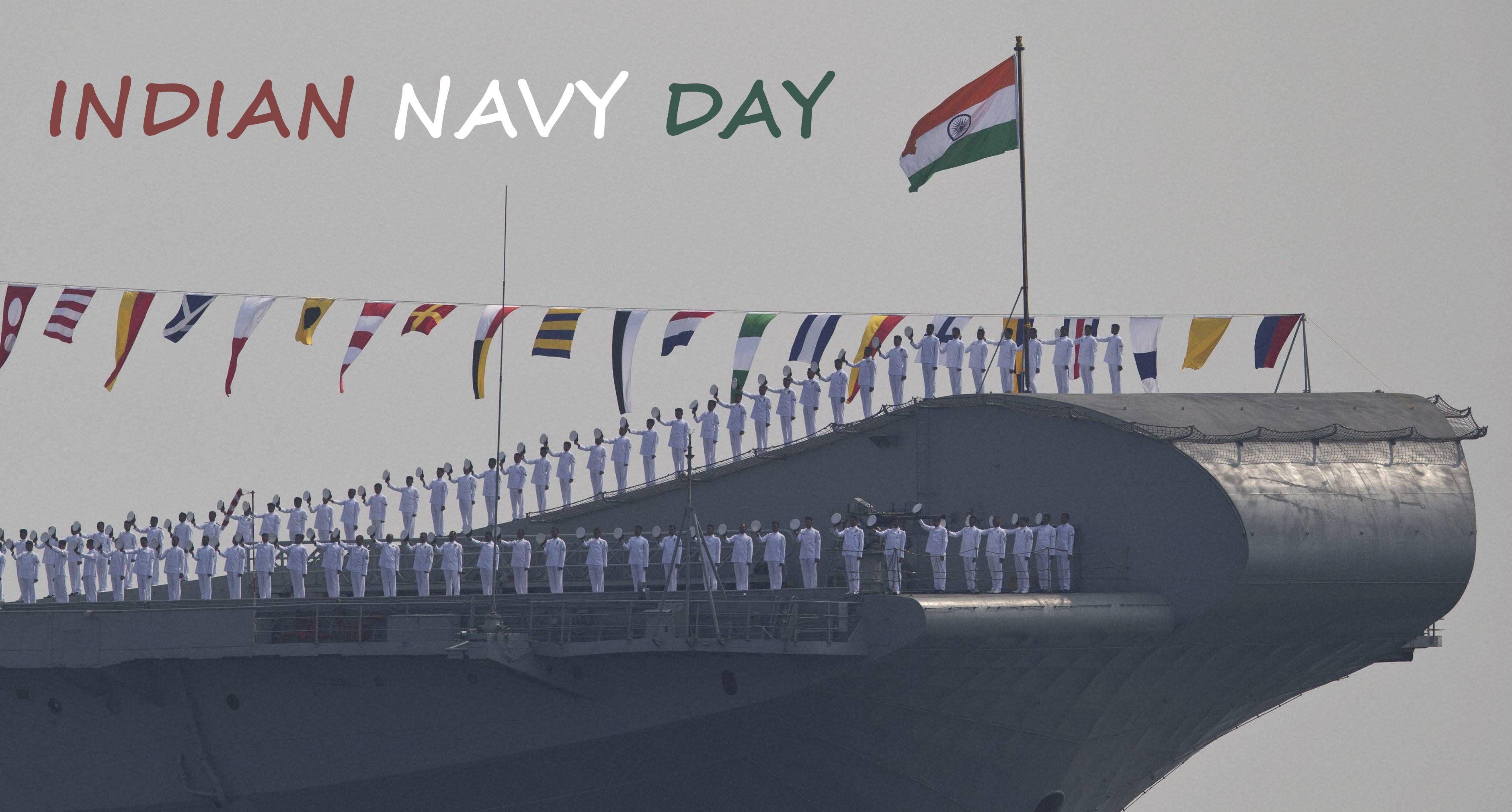 Happy Indian Navy Day Celebration Wishes HD Wallpaper
