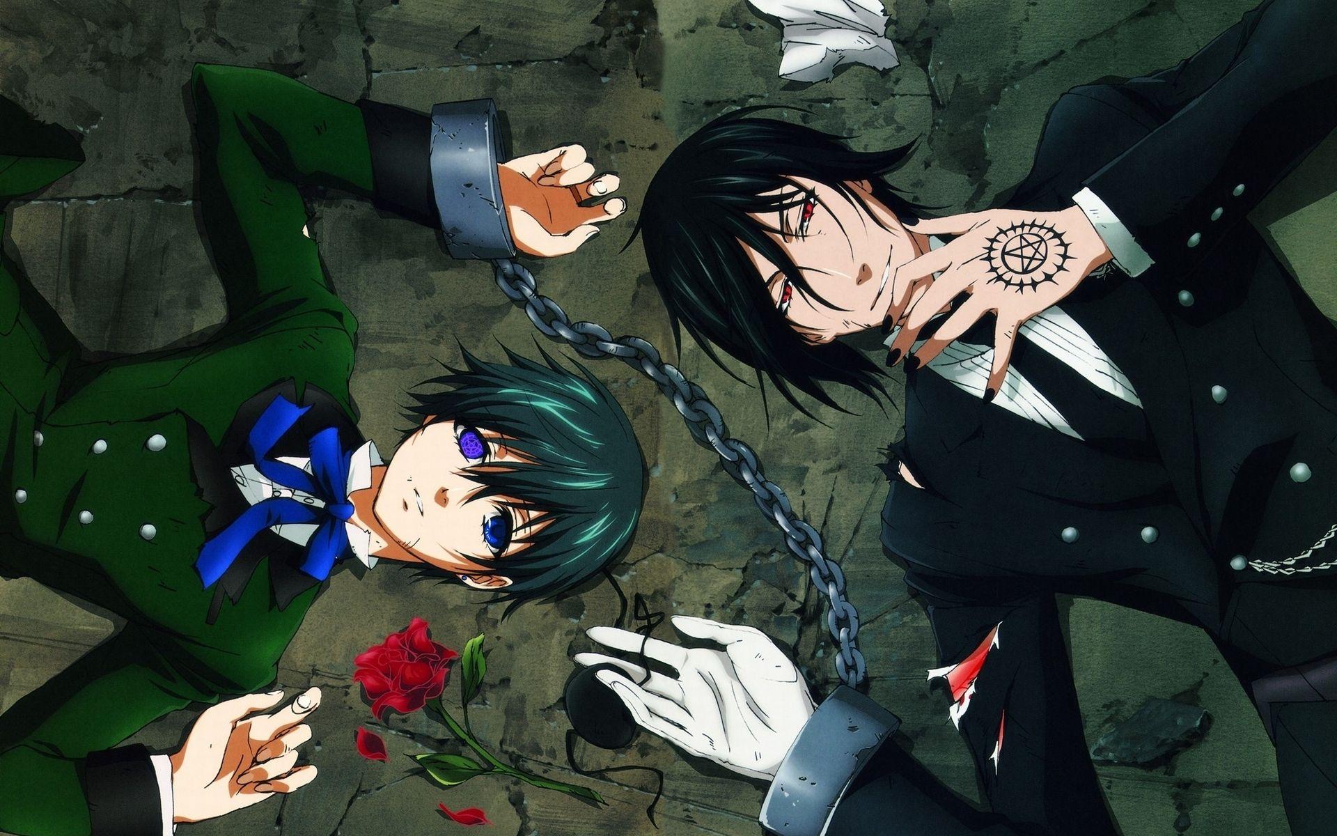 Sebastian and Ciel Butler wallpaper