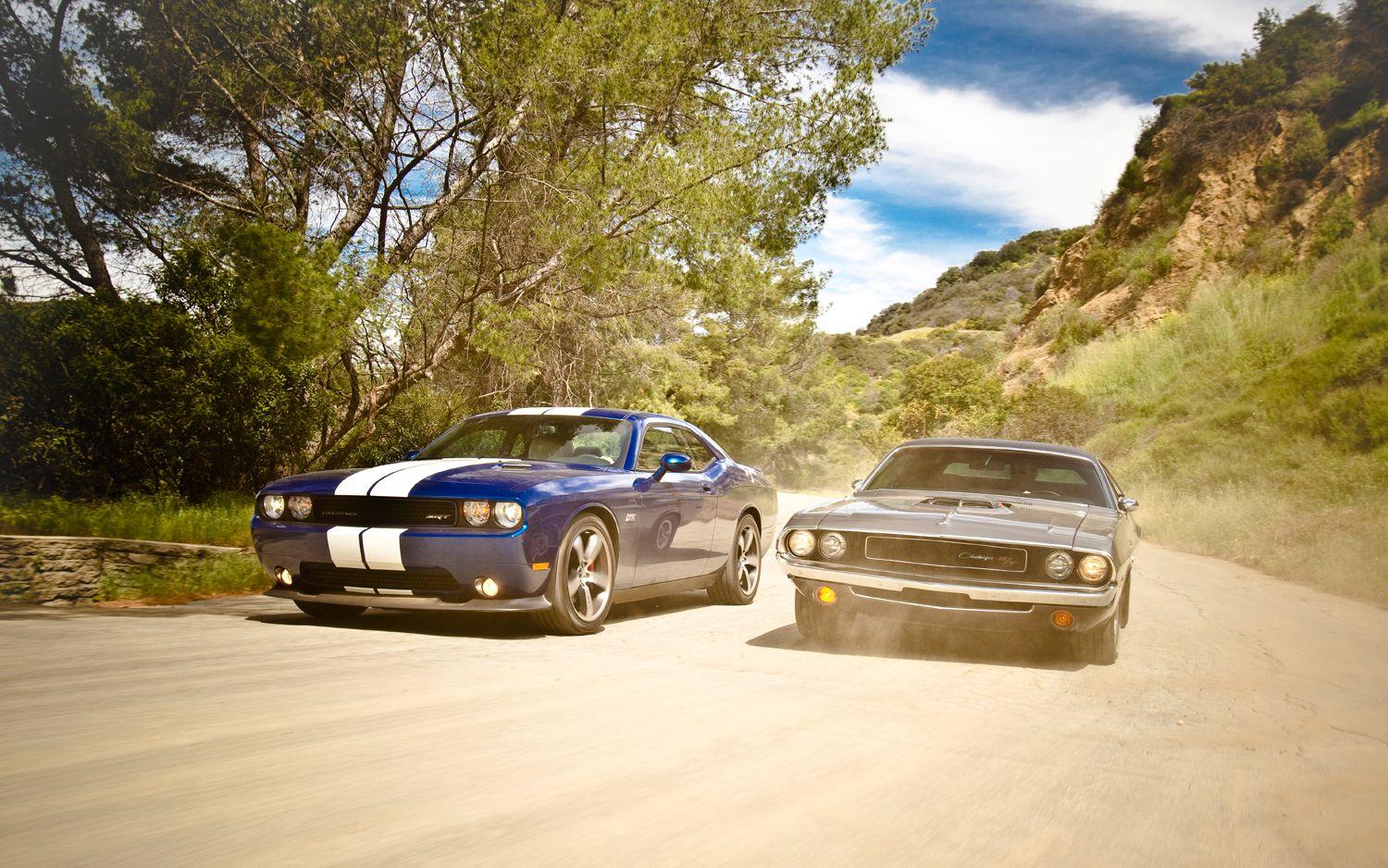 Camaro, Mustang, Challenger: Old vs New Wallpaper