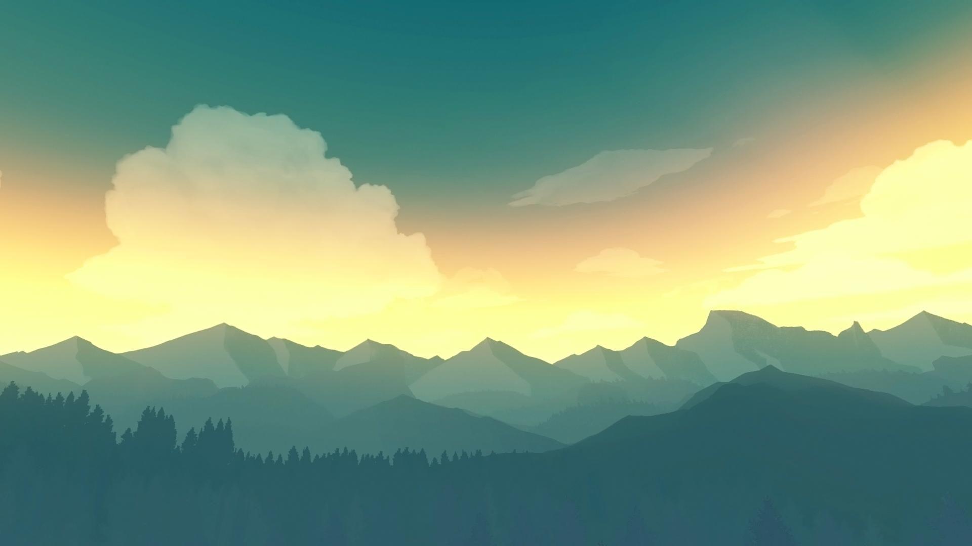 Firewatch is a beautiful game. Gaming. Fantasy city
