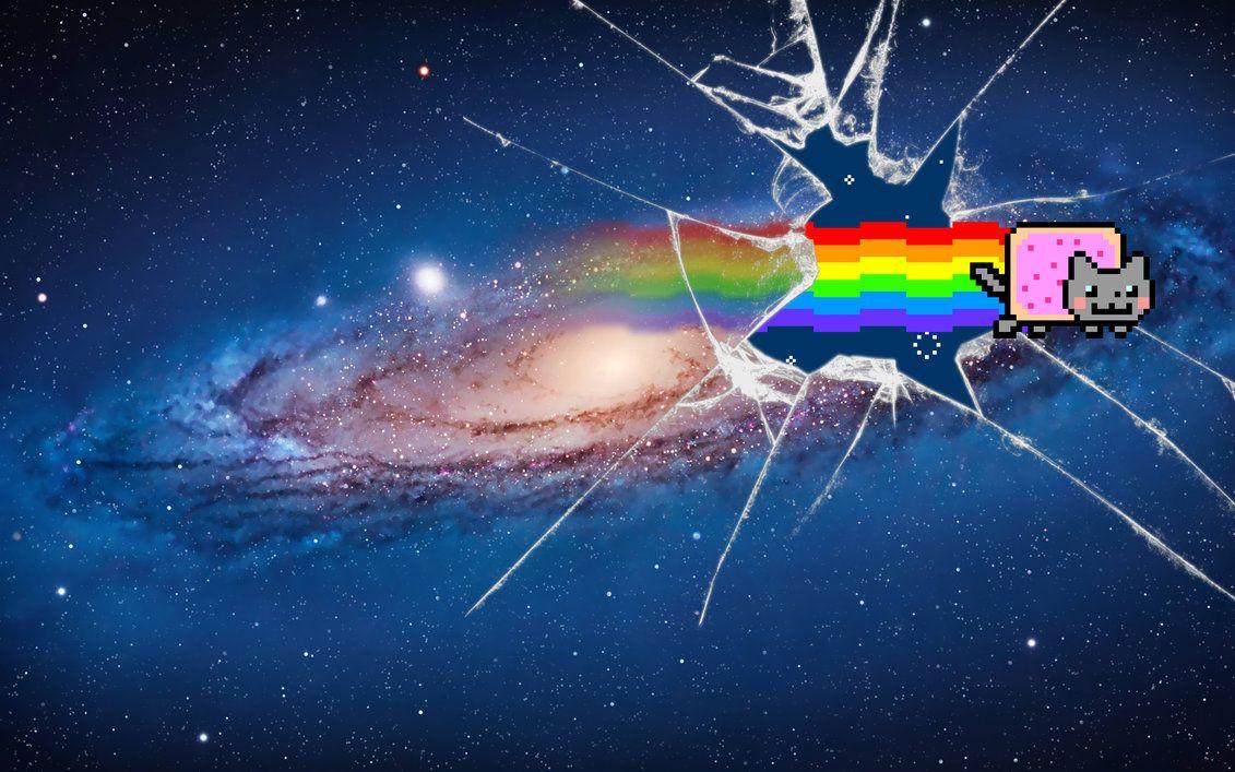 Nyan Cat Galaxy' Wallpaper By Jayro Jones