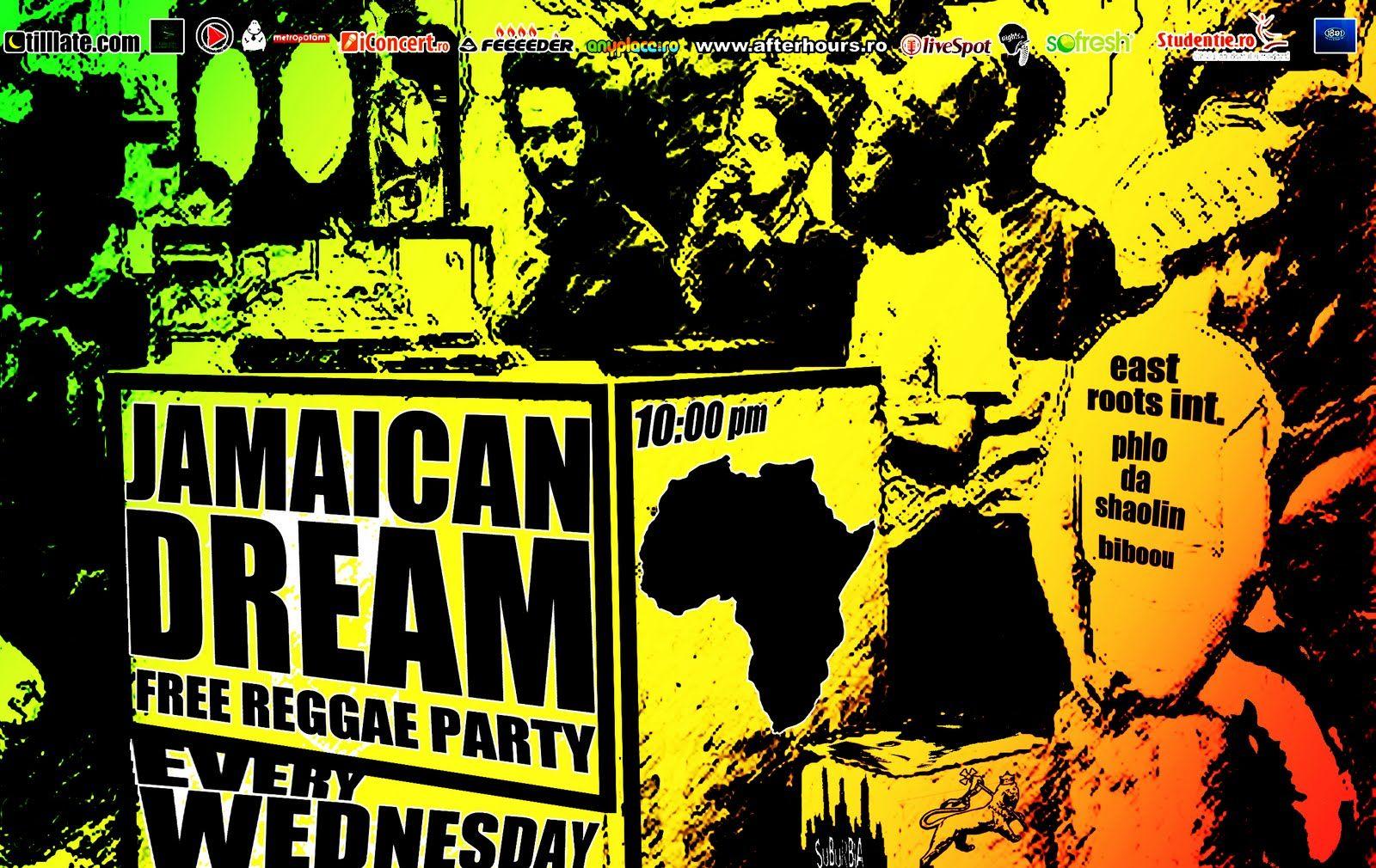 Free Reggae Party! Every wednesday blog up!