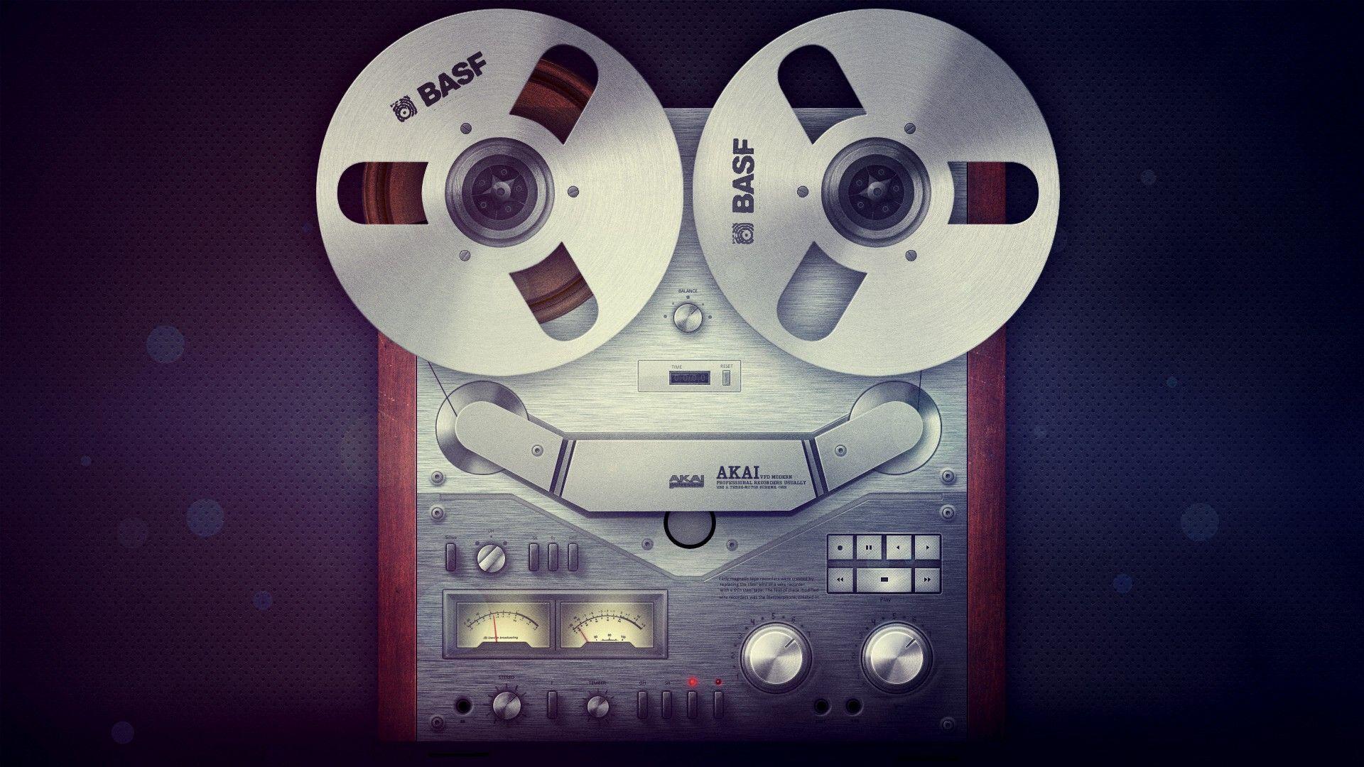 Retro Audio Tapes HD Wallpaper. Background Image