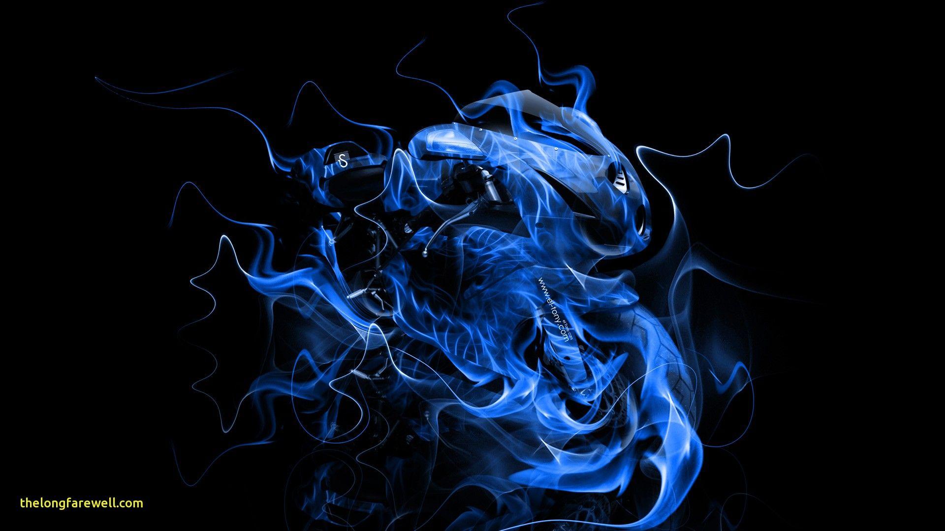 New Blue Fire Wallpaper HD. Gaming And Fantasi HD Wallpaper 4K