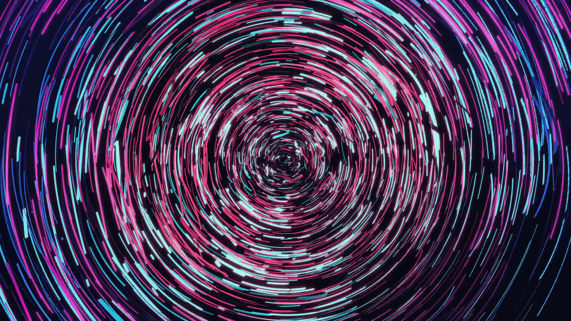 Cool Neon Tunnel Glow Motion Background