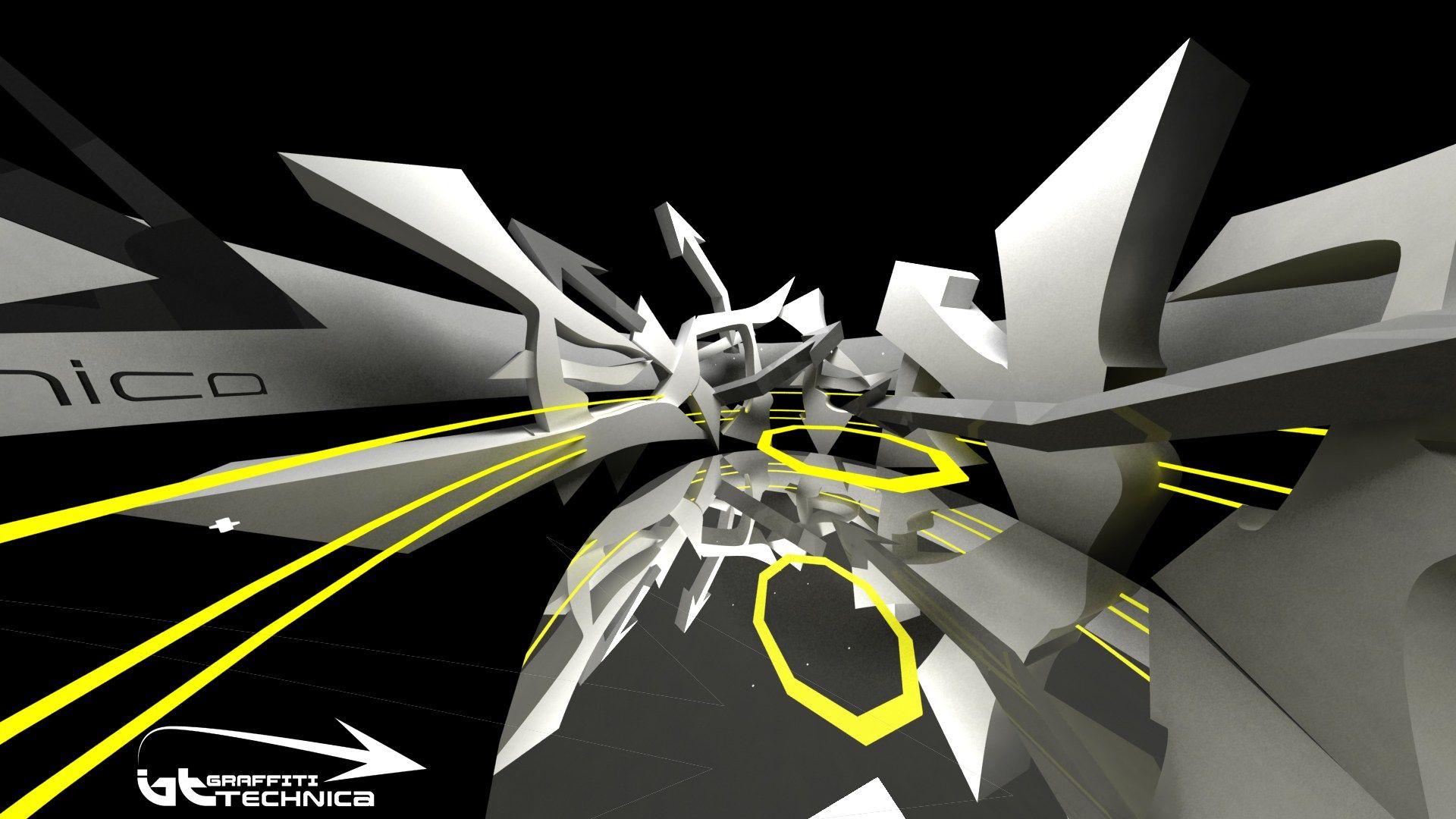 Graffiti 3D Wallpaper