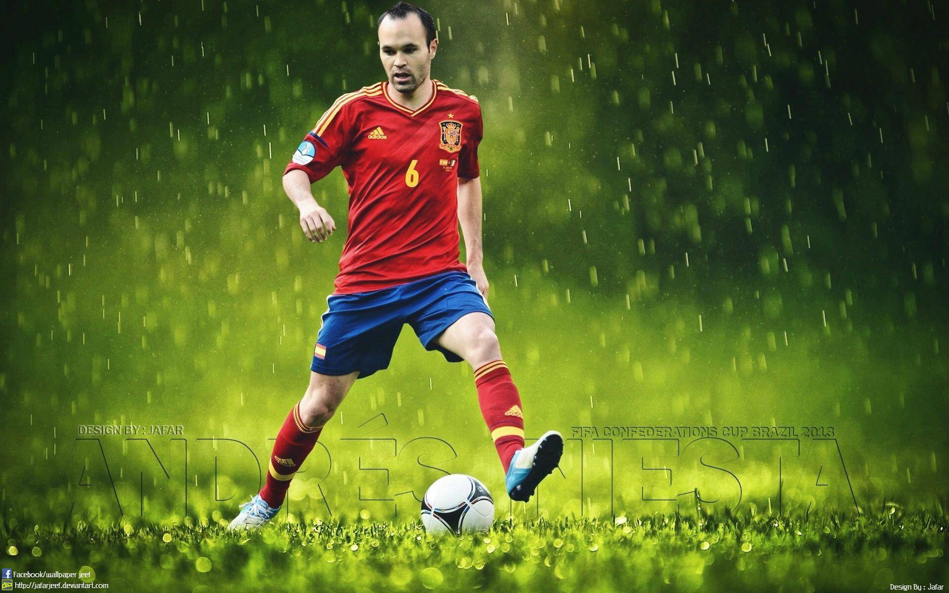 Sports Andres Iniesta Spanish wallpaper Desktop, Phone, Tablet