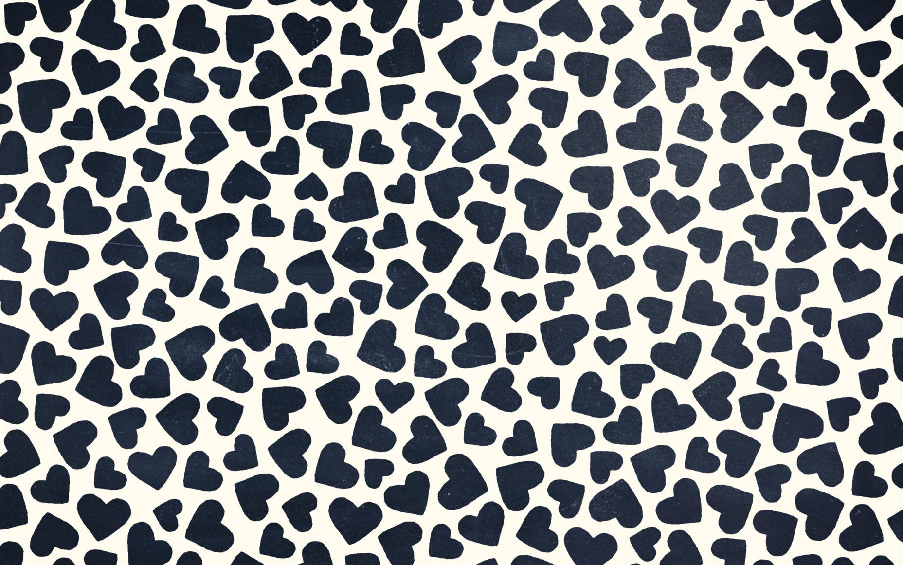 Hearts Black And White (1856×1161). Wallpaper