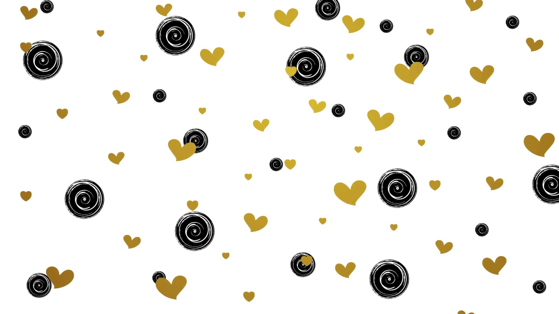 Gold egg sparkles on white background. Gold glitter video animation