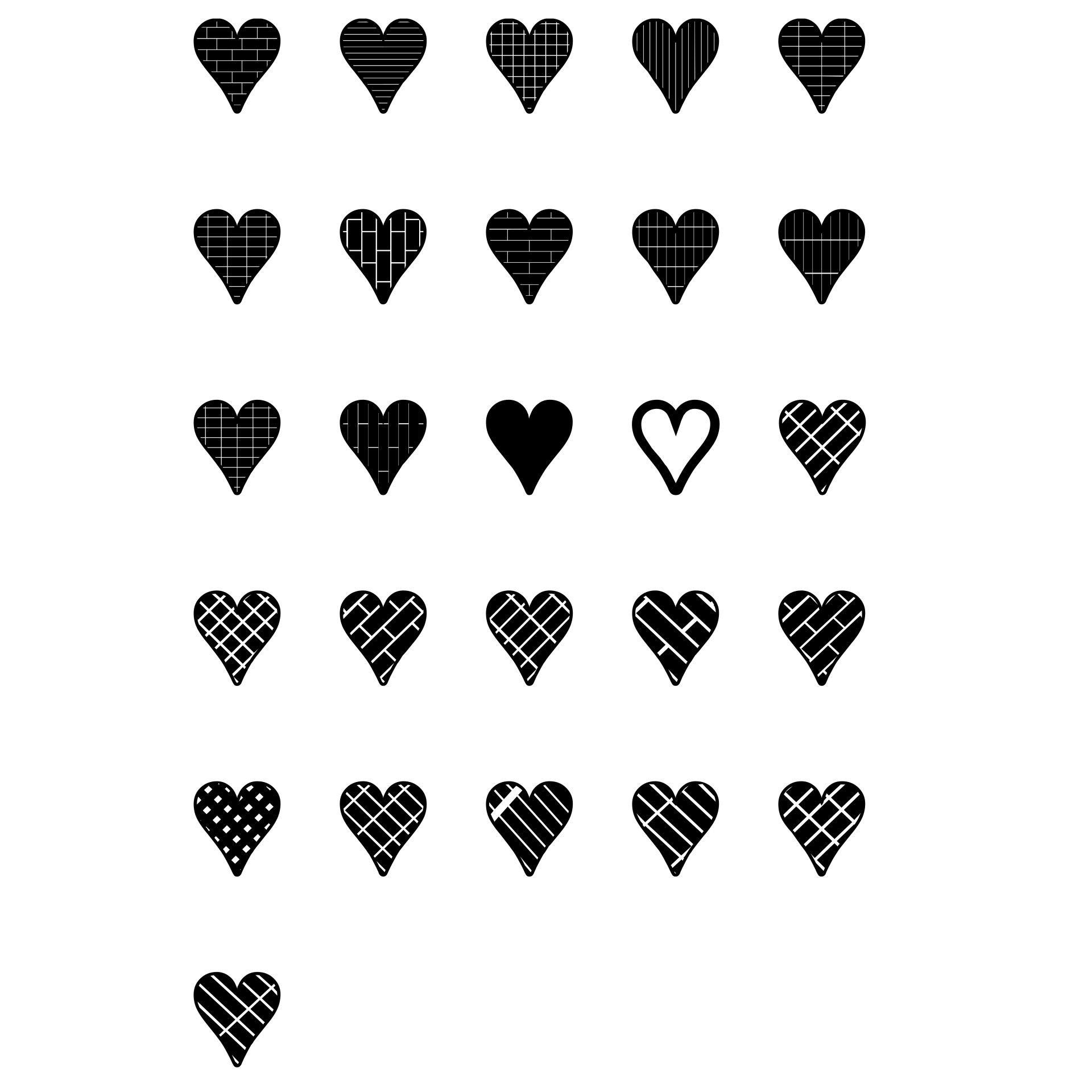 Hearts Black And White Backgrounds - Wallpaper Cave