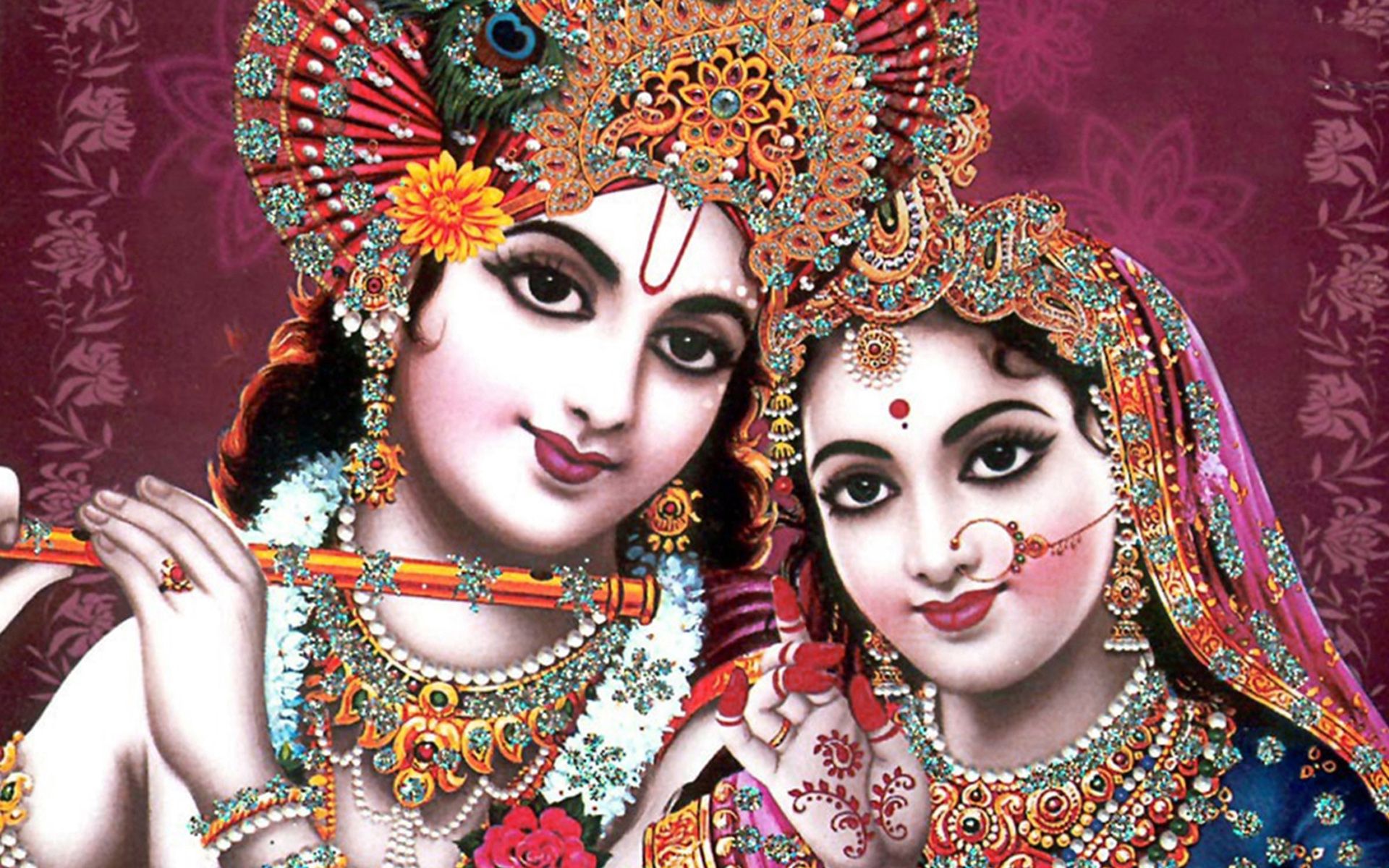 Indian God Radha Krishna HD wallpaper