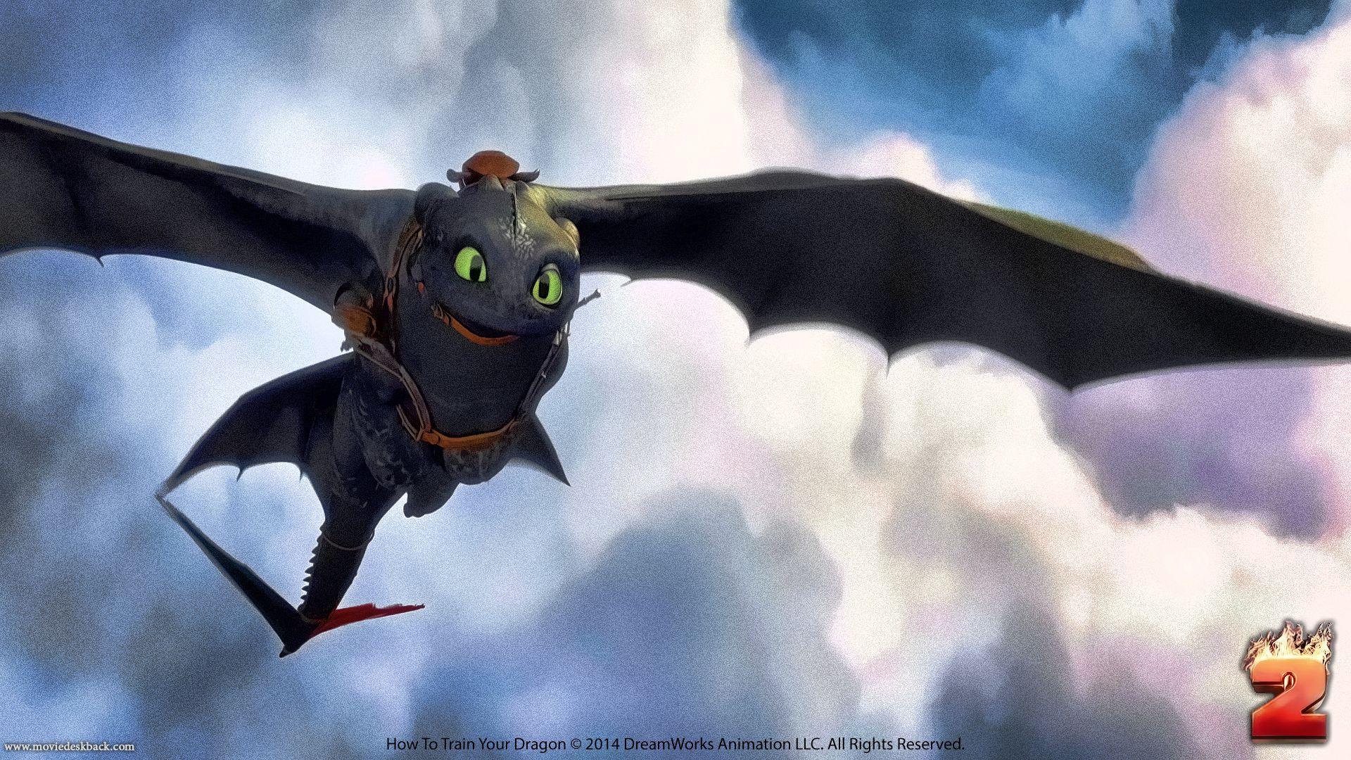 How To Train Your Dragon 2 Toothless Flying HD Wallpaper, Background