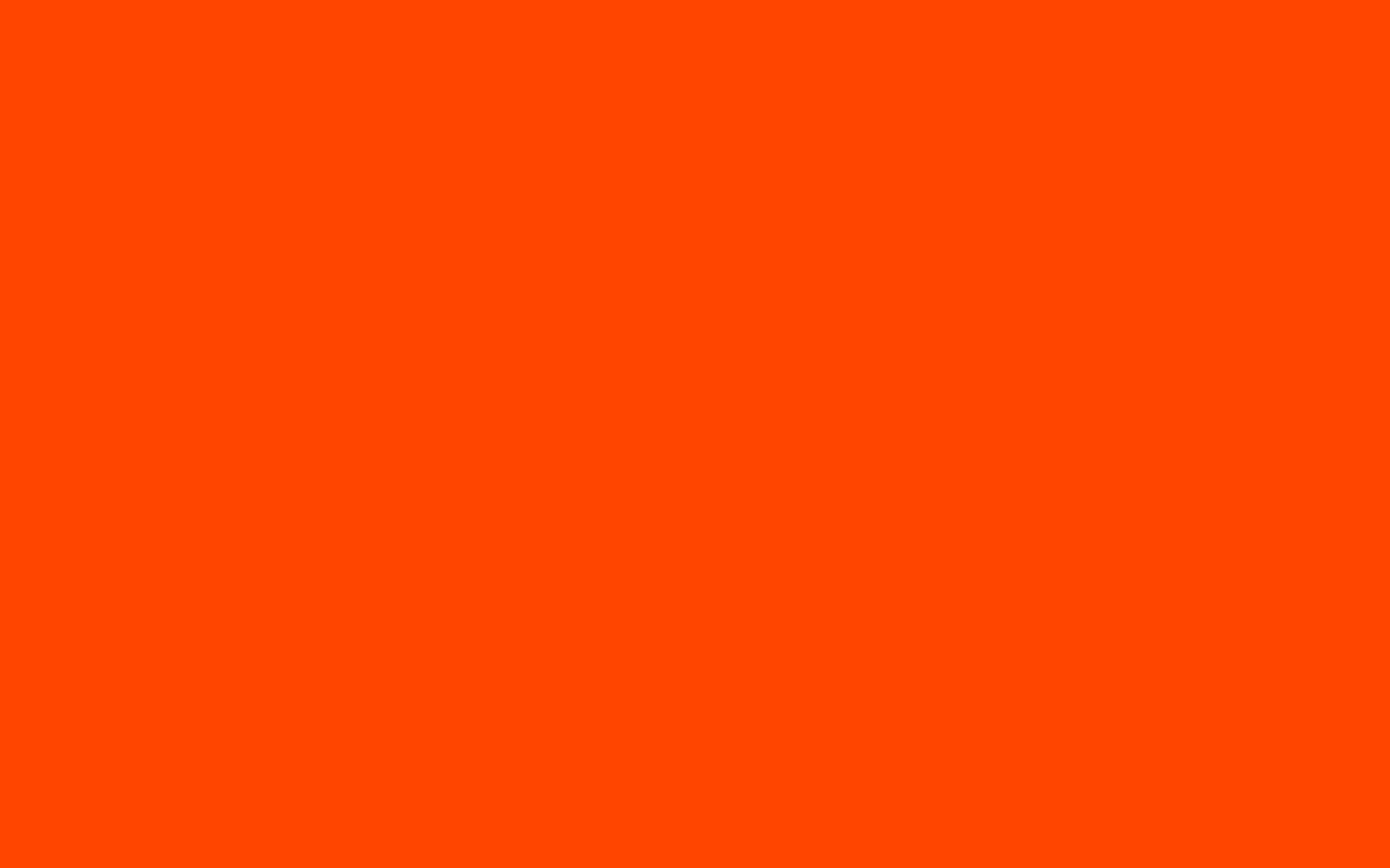 2880×1800 Orange Red Solid Color Background