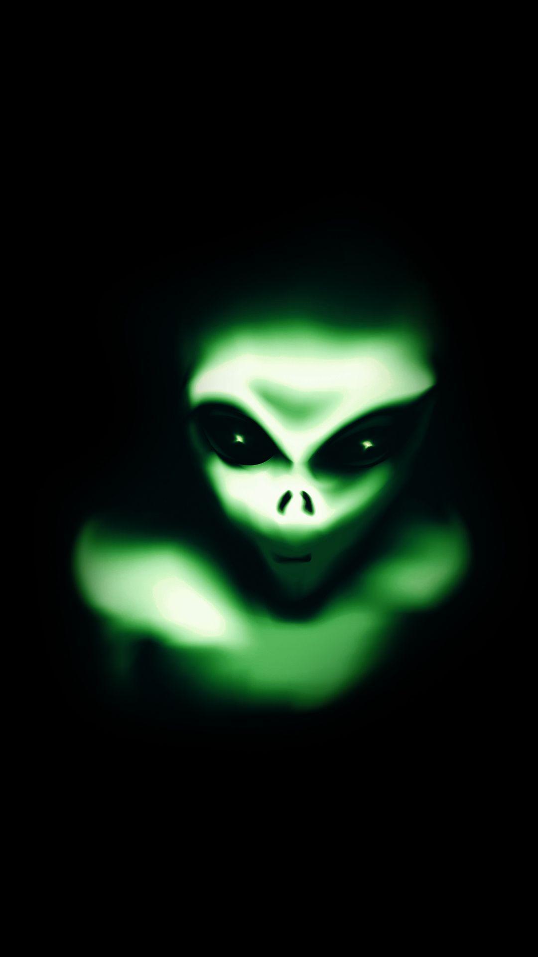 Green Alien HD Xperia Phone Wallpaper