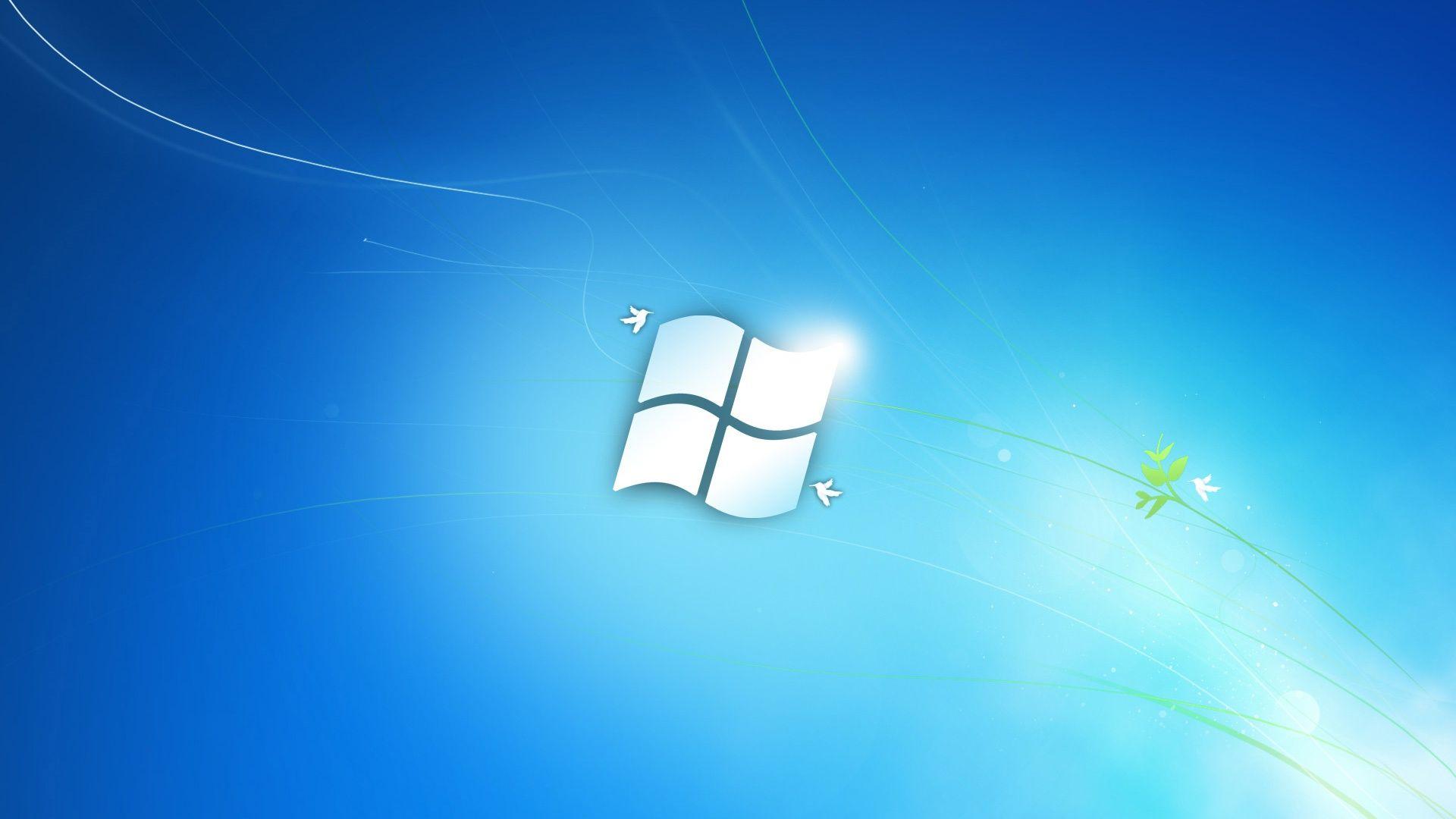 Windows 7 Blue Background