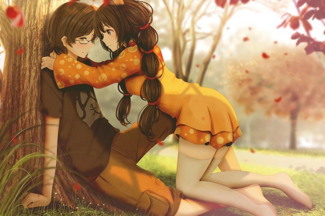 Anime Romance in the park