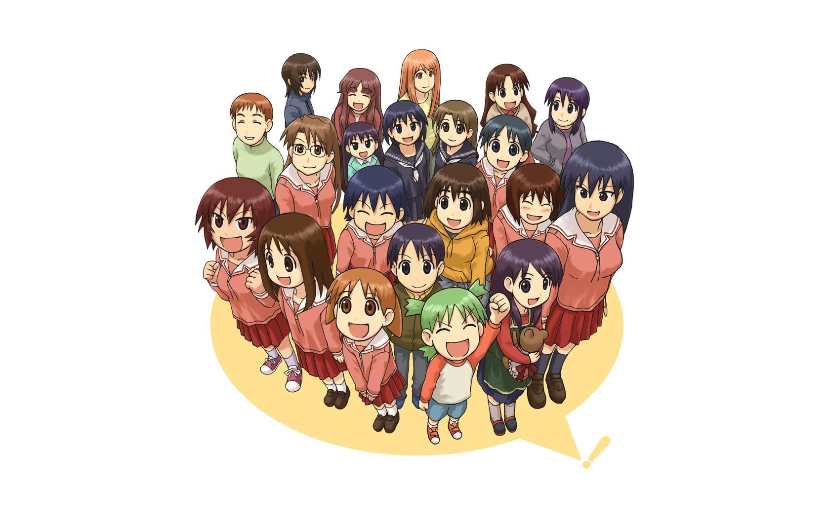 Azumanga Daioh Yotsuba Yotsubato wallpaperx1050