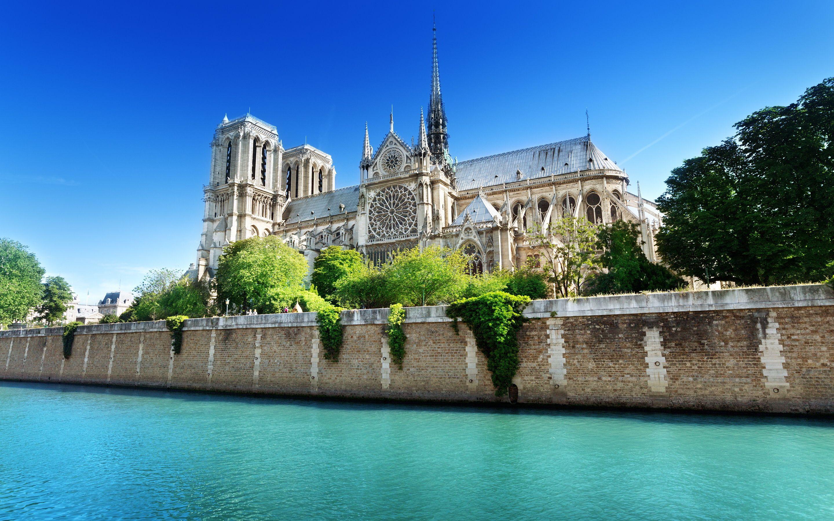 Notre Dame de Paris Cathed HD Wallpaper, Background Image