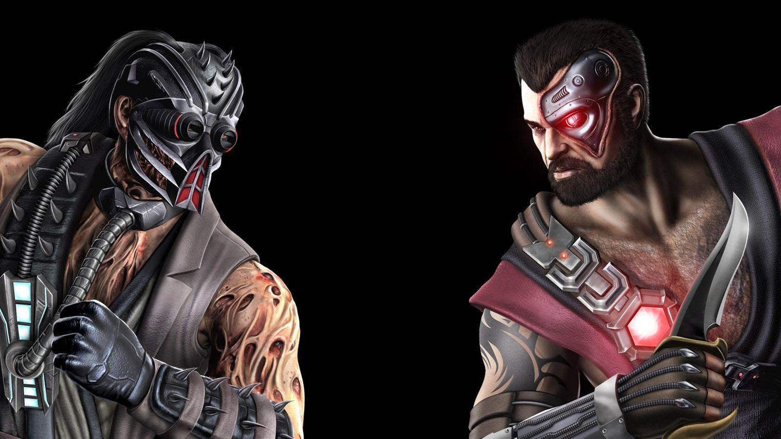 Mortal Kombat Wallpaper. Mortal Kombat Picture: Kabal VS Kano Mortal Kombat Wallpaper