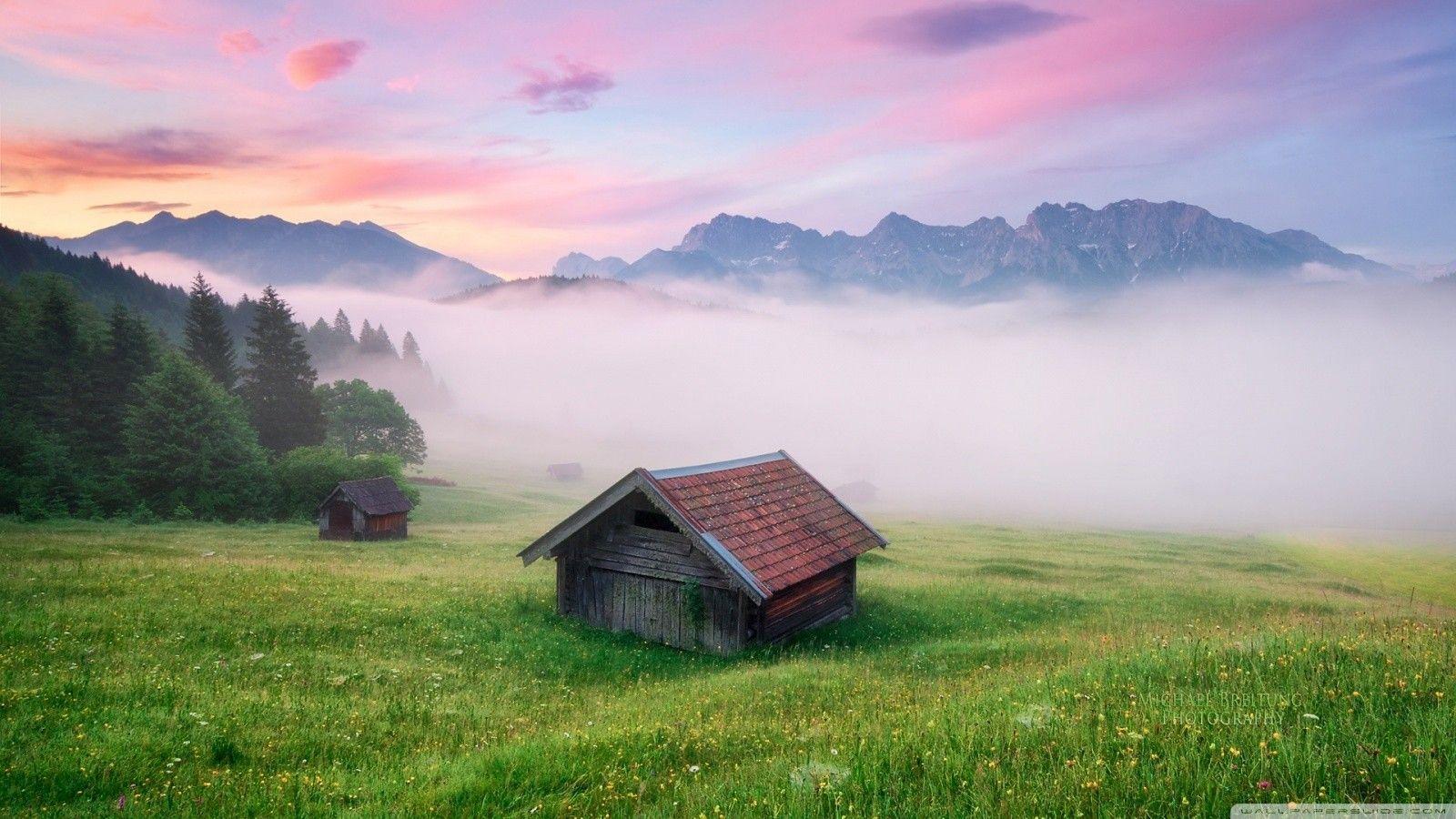 Fields: Germany Alps Scenary German Nature Home Feild Meadow Desktop