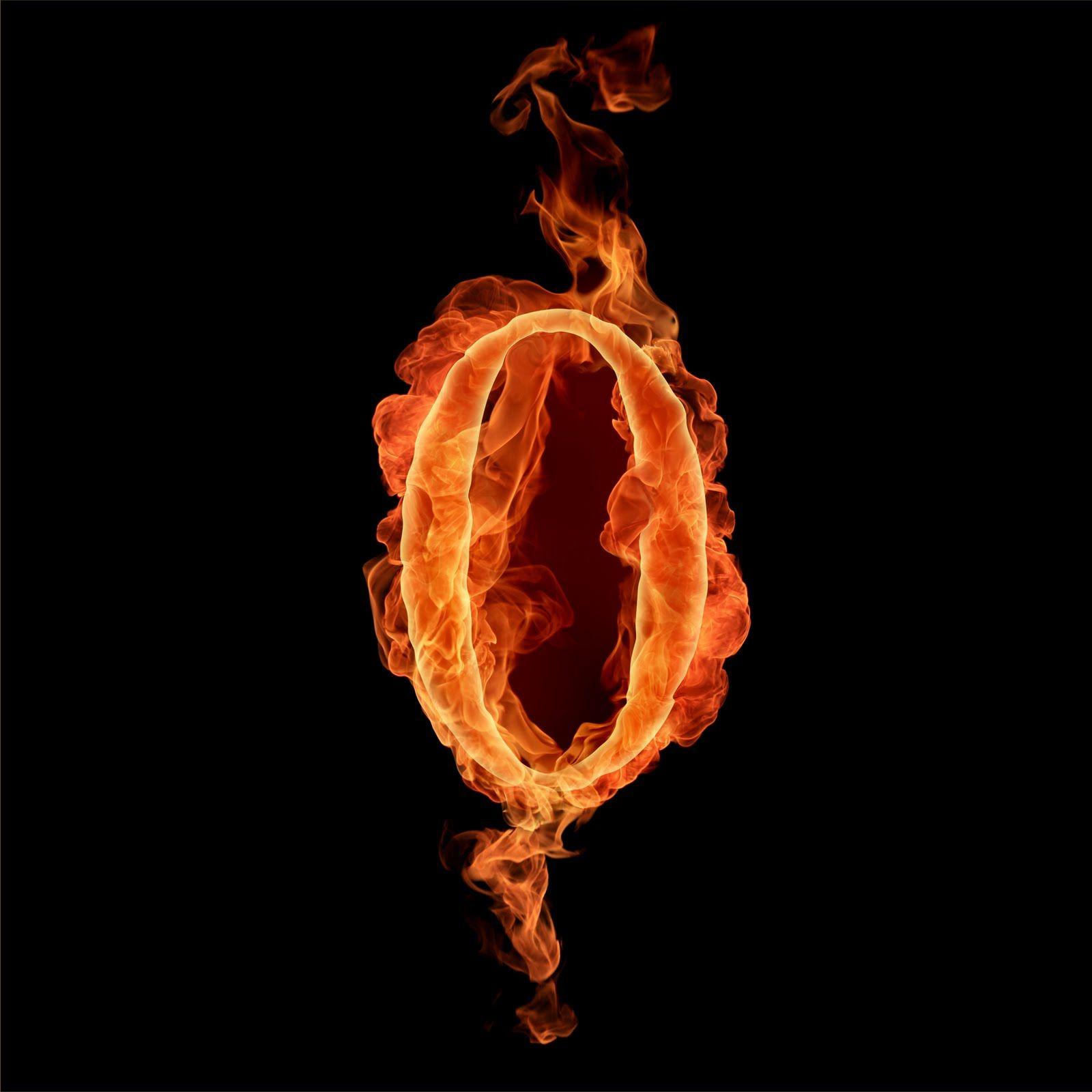 Fire Numbers HQ. High Quality Wallpaper