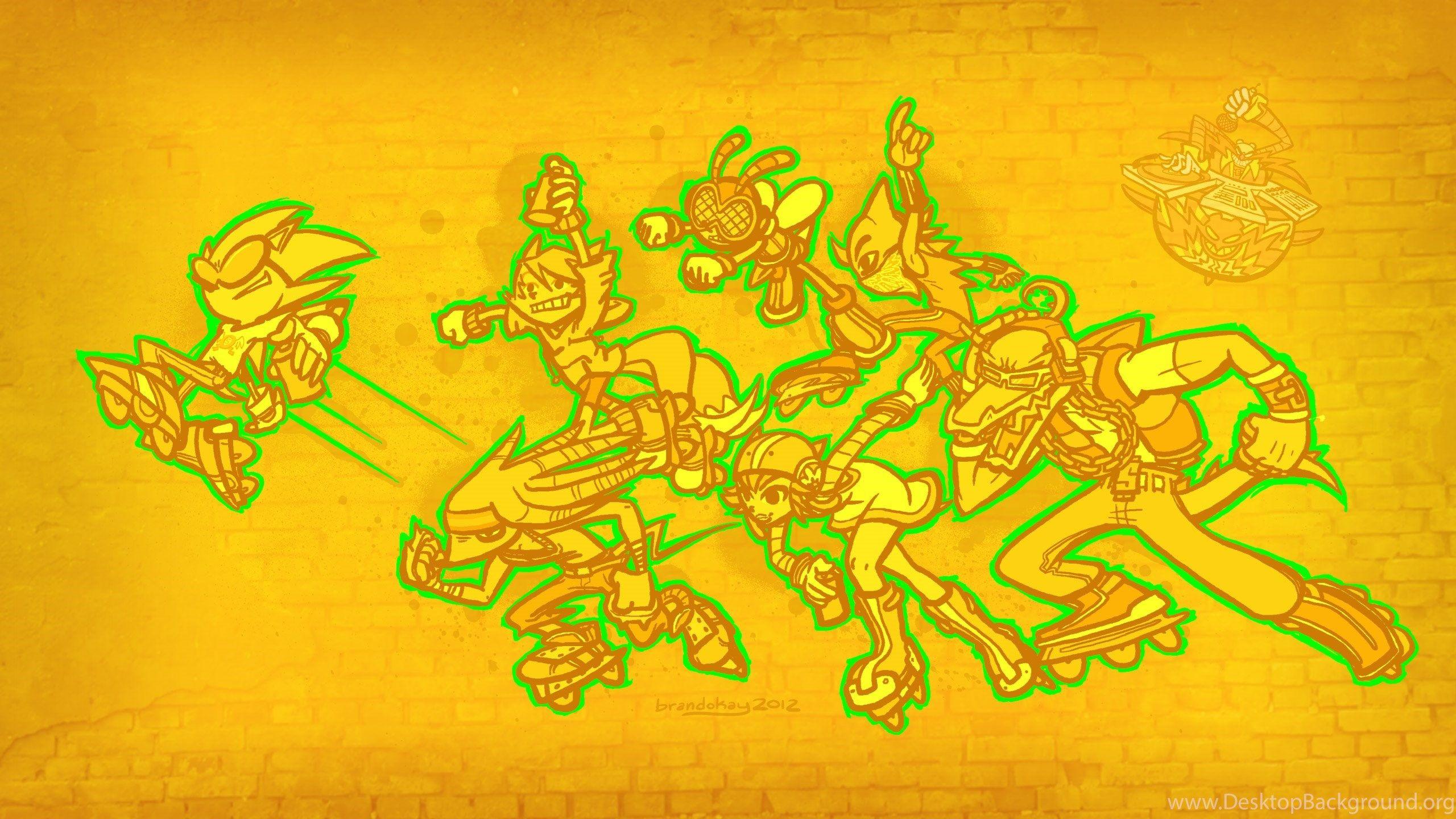 Wallpaper Jet Set Radio Announcing The Contest Winners 2560x1440