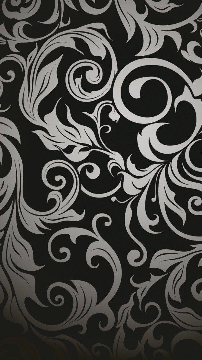 Black And White Abstract Mobile Wallpaper