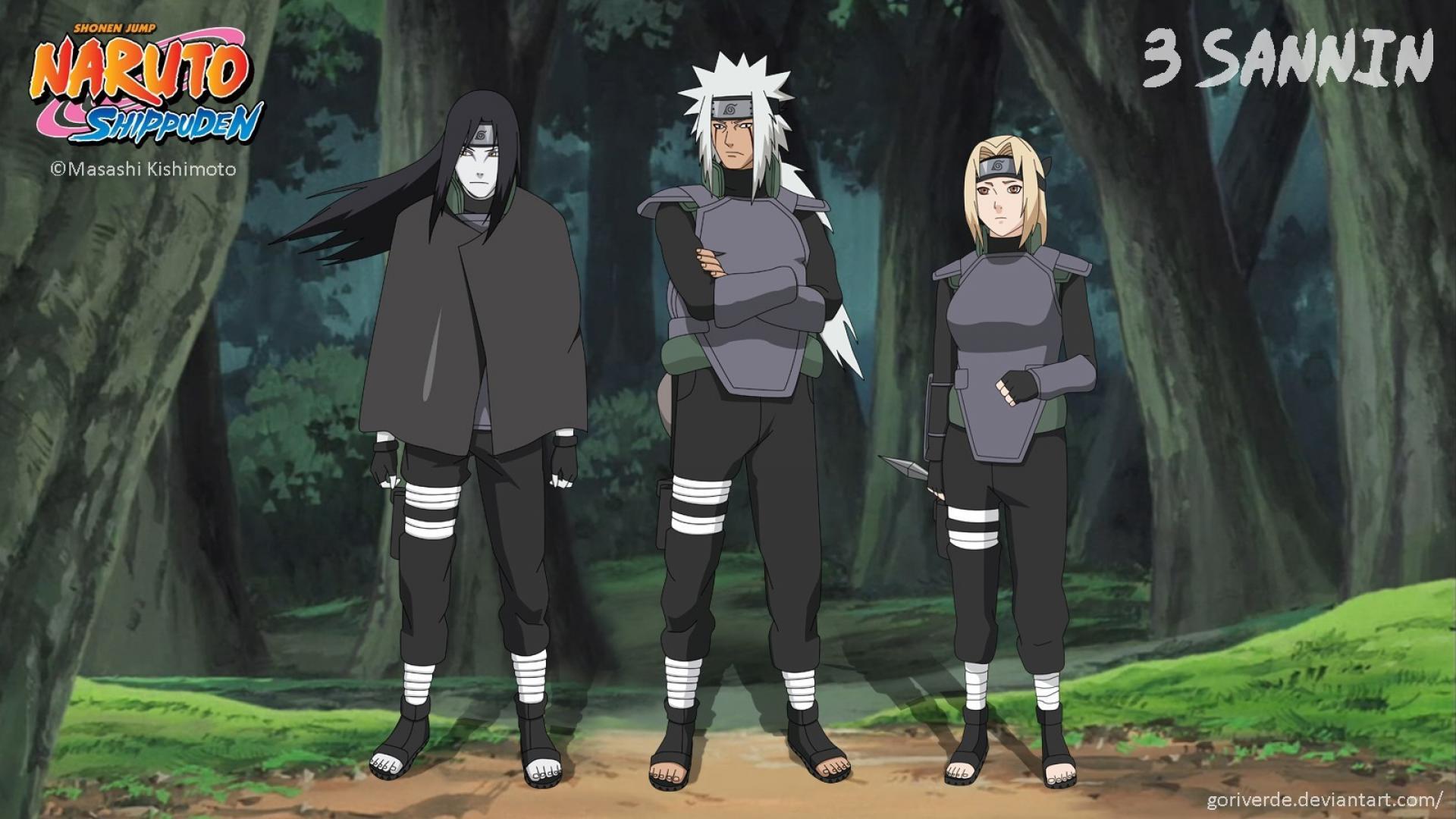 Tsunade naruto: shippuden konoha orochimaru shinobi jiraiya