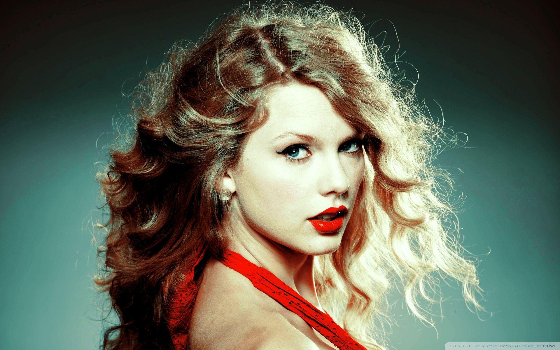 Taylor Swift in Red Dress ❤ 4K HD Desktop Wallpaper for 4K Ultra HD TV