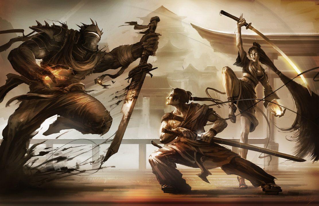 Samurai Vs Ninja Wallpapers HD - Wallpaper Cave