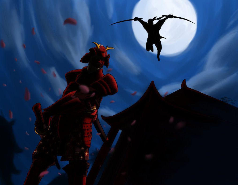 Samurai Vs Ninja By WoW 200